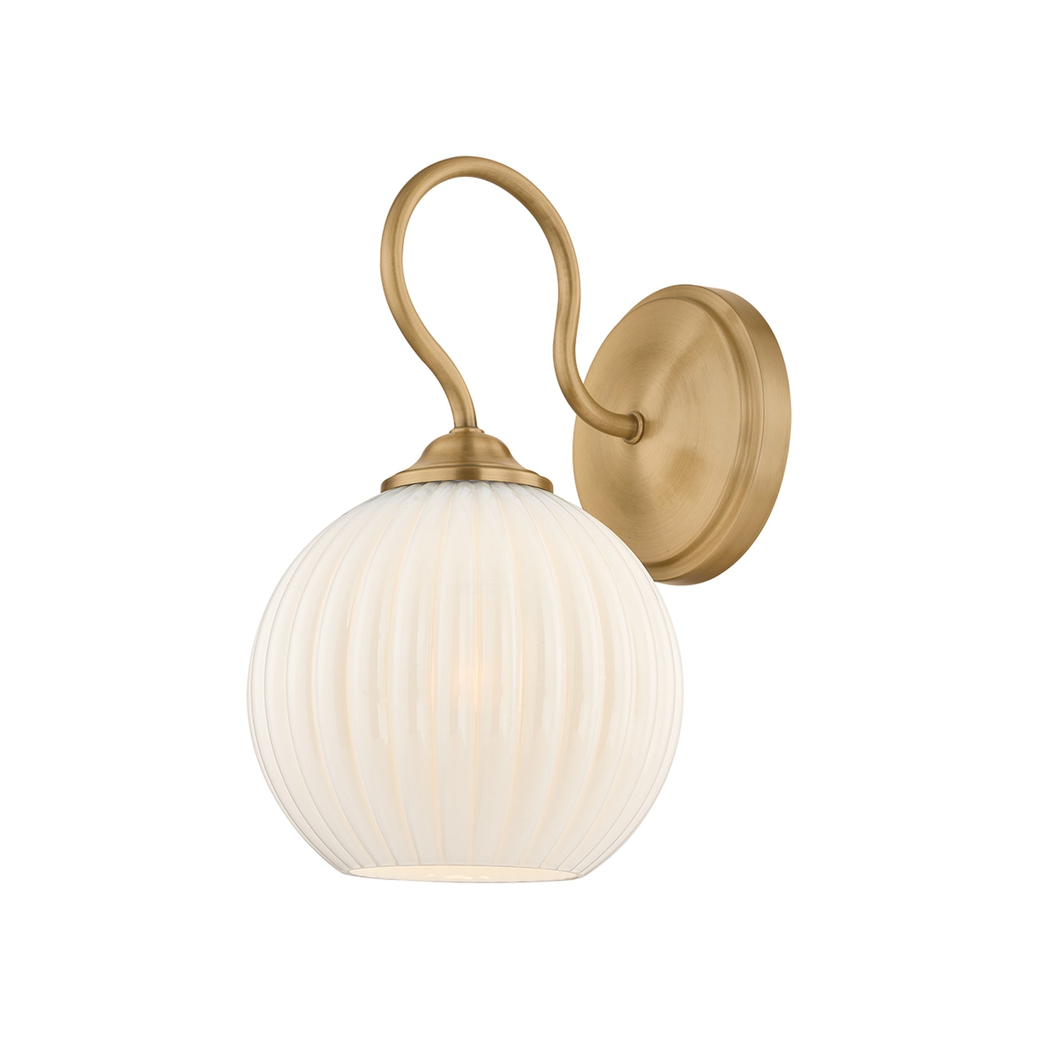 Vida Wall Sconce LIGHTING - wall sconce Hudson Valley Lighting Patina Brass