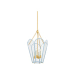 Clarisse Lantern LIGHTING - lantern Hudson Valley Lighting Aged Brass Large