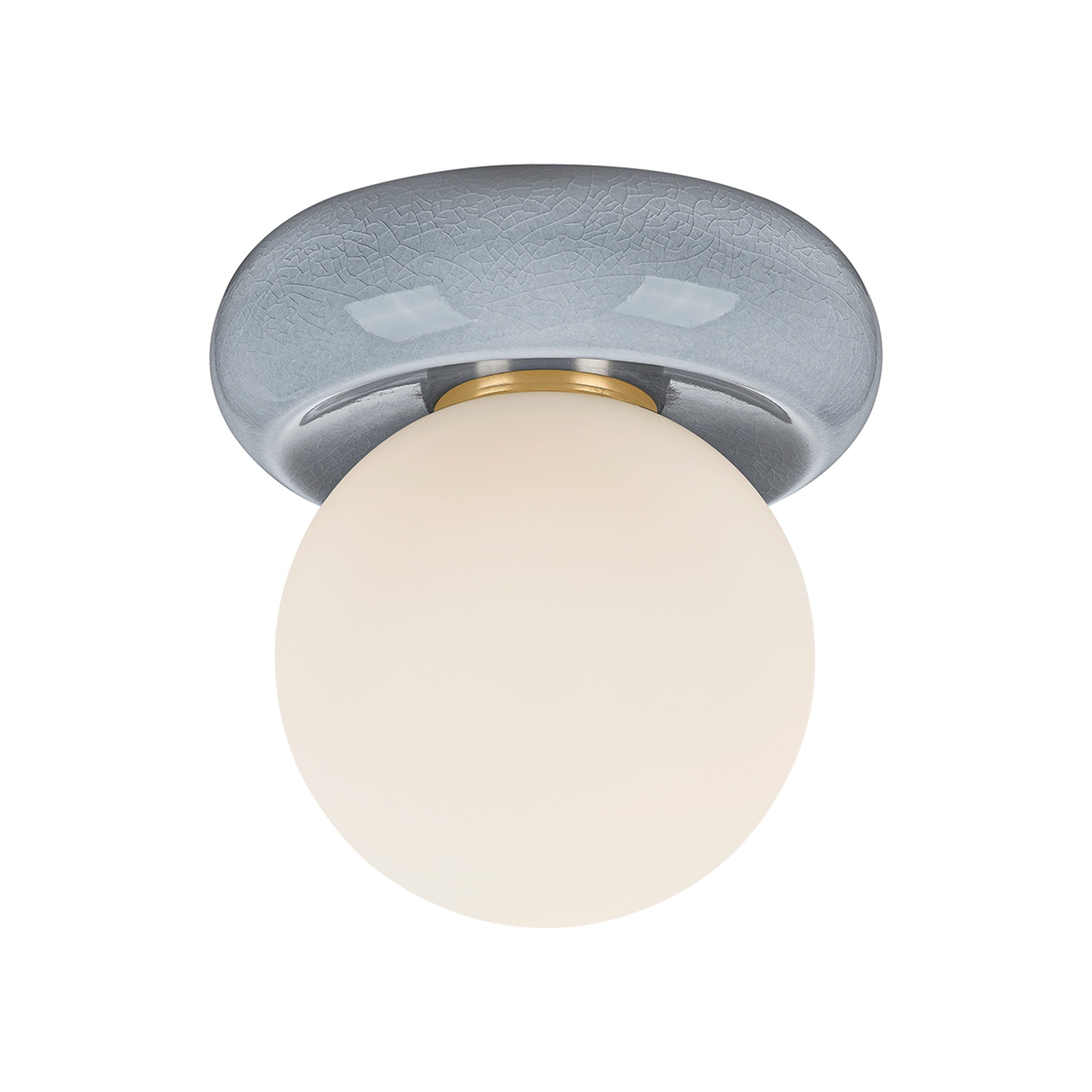 Tyra Flush Mount LIGHTING - flush mount Hudson Valley Lighting Aged Brass