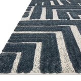 Loloi Hagen Blue / White Rug Loloi