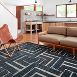 Loloi Hagen Blue / White Rug Loloi