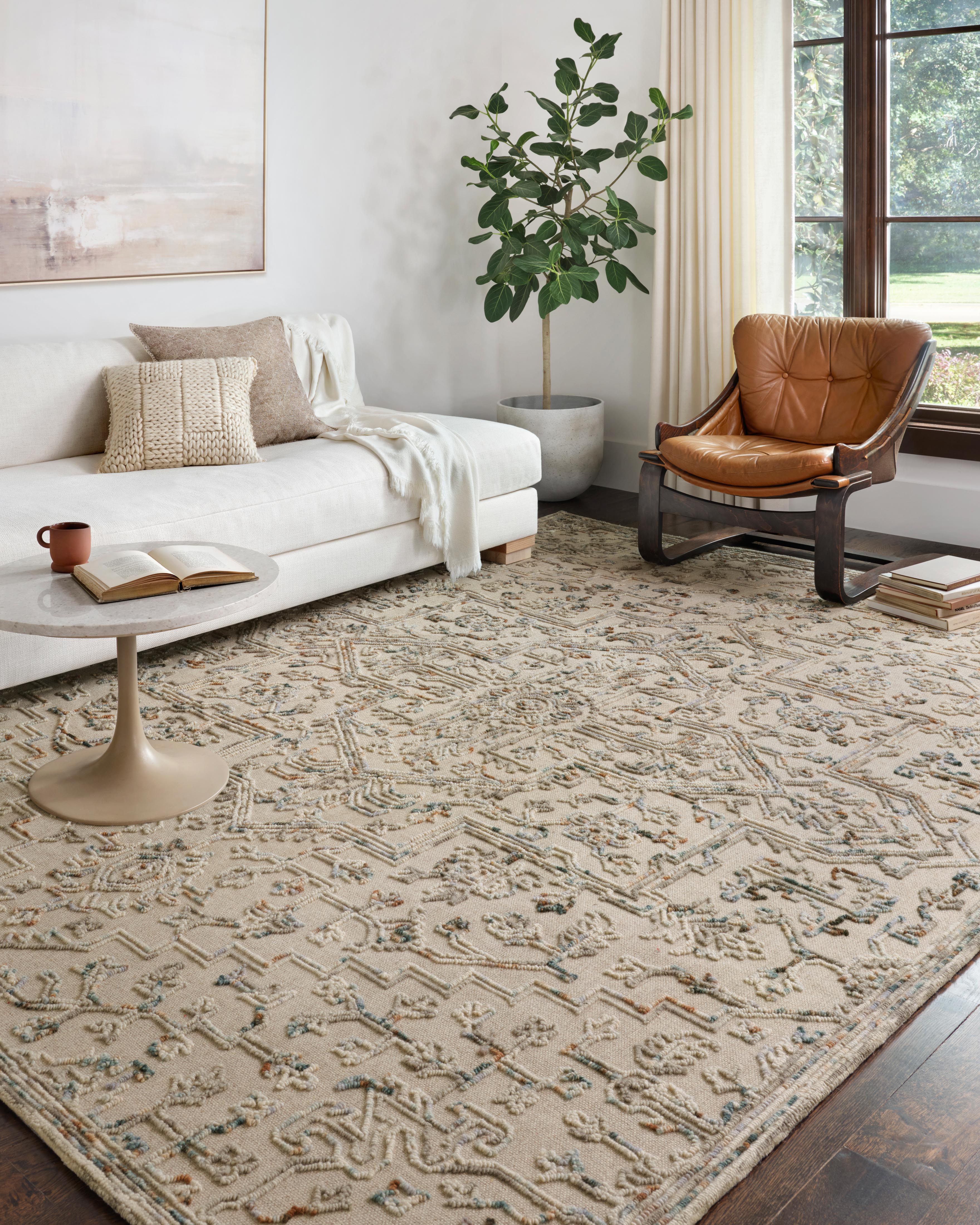 Loloi Halle Grey / Ocean Rug RUGS - wool Loloi