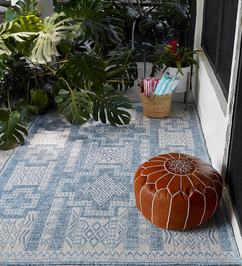 Harbor Blue Motif Outdoor Rug 5-Rugs - indoor/outdoor Momeni