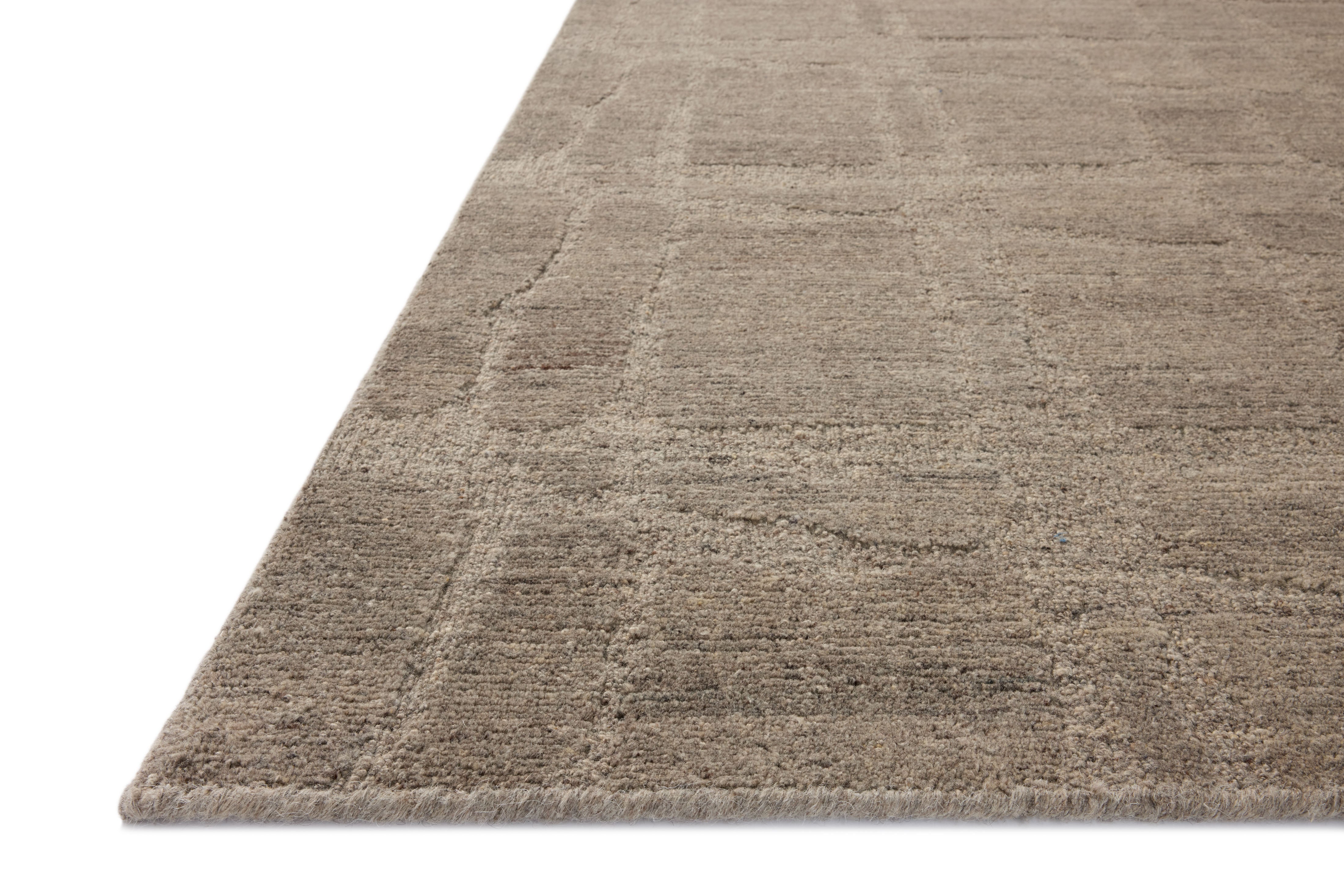 Loloi Hartley Grey / Pebble Rug RUGS - wool Loloi 18" x 18" sample