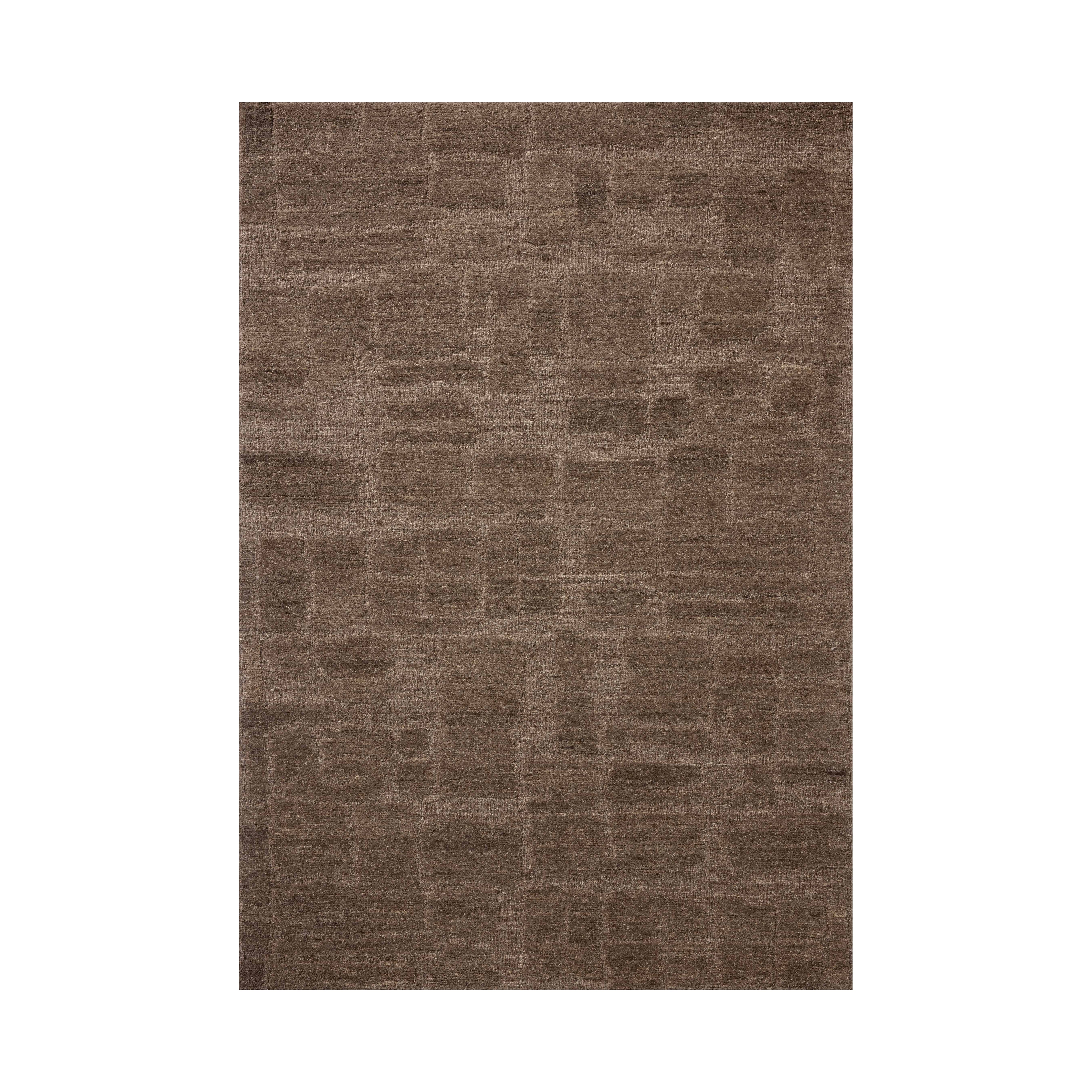 Loloi Hartley Brown / Mocha Rug RUGS - wool Loloi 18" x 18"