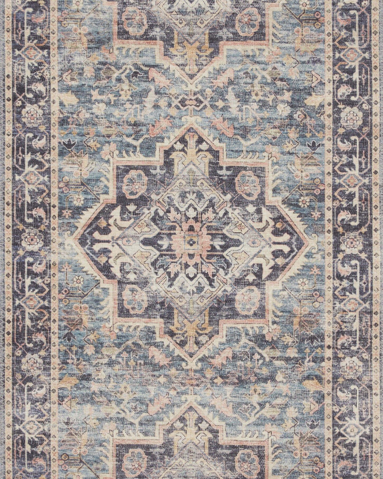 Loloi Hathaway Navy / Multi Rug 1-RUGS - patterned Loloi