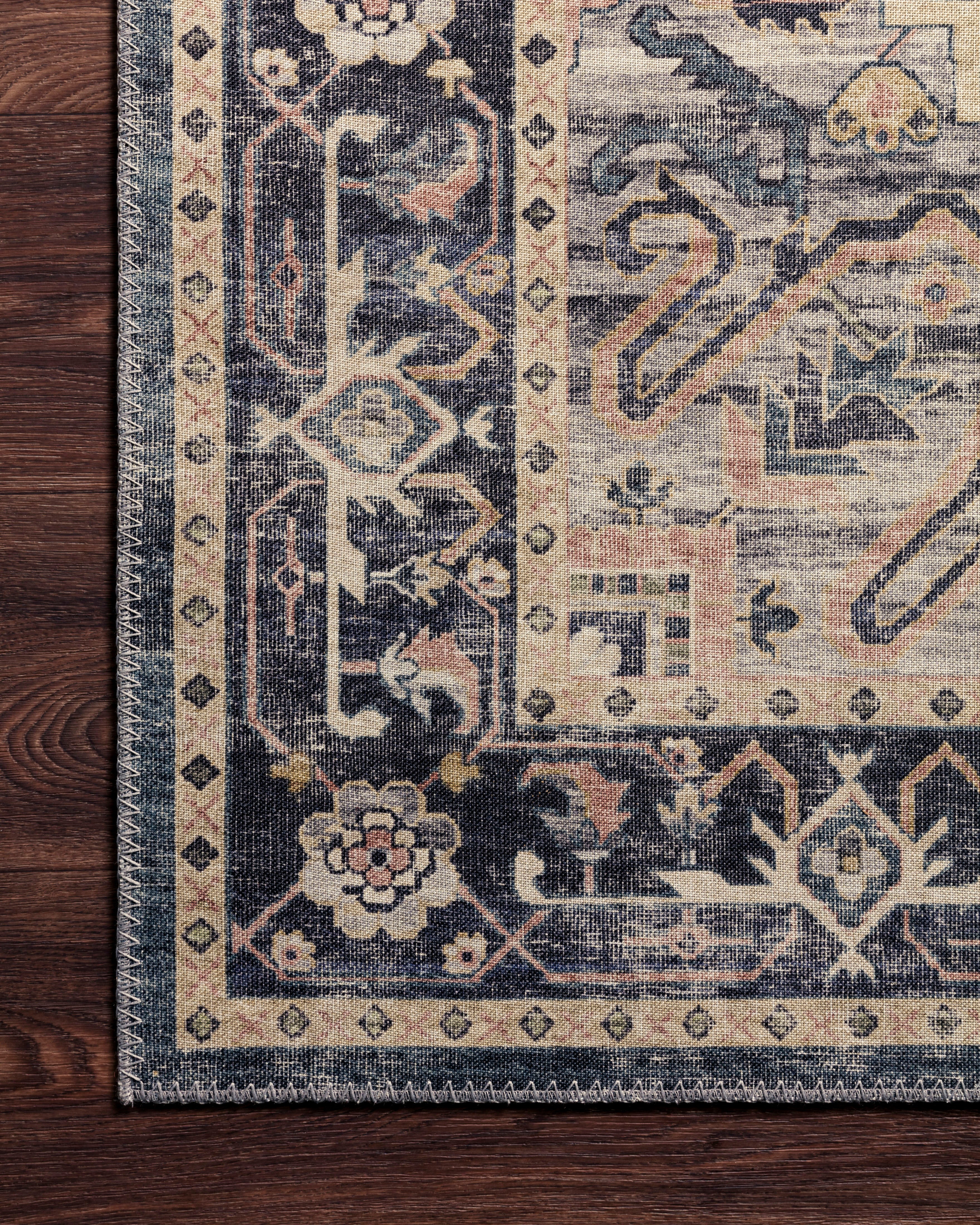 Loloi Hathaway Navy / Multi Rug 1-RUGS - patterned Loloi