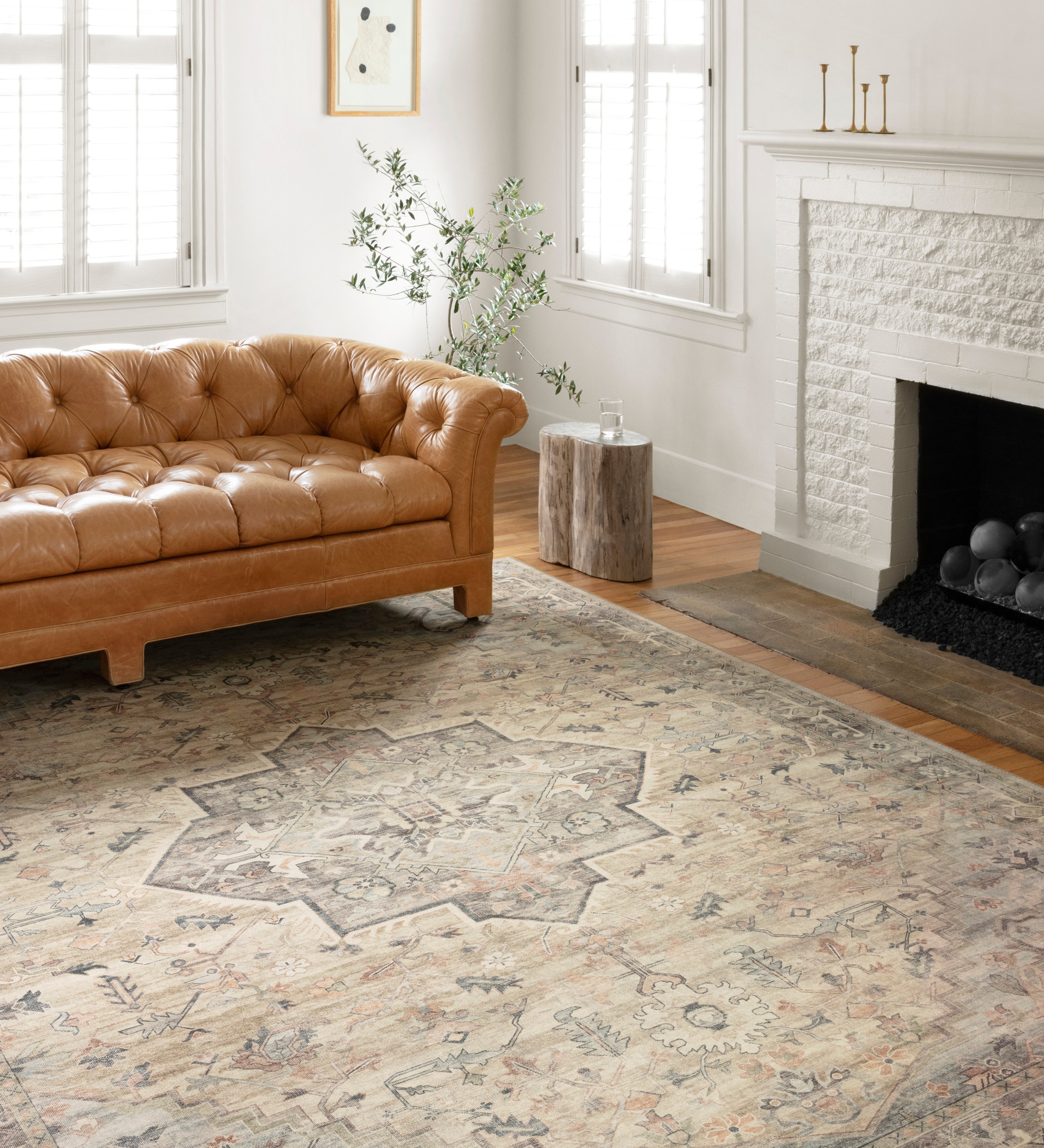 Loloi Hathaway Multi / Ivory Rug 1-RUGS - patterned Loloi