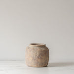 Textured Line Cement Vase - Rug & Weave