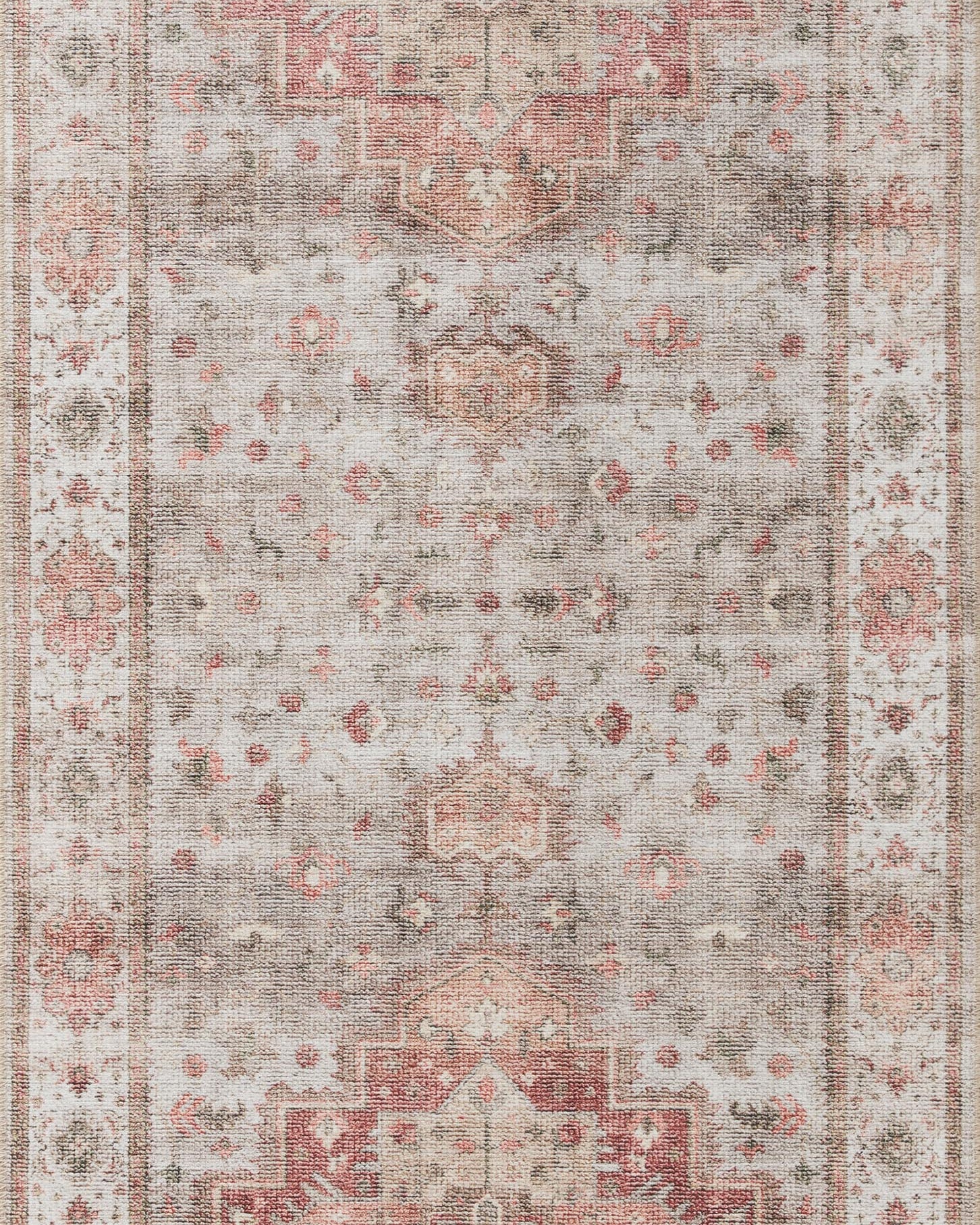 Loloi Heidi Dove / Spice Rug 1-RUGS-patterned Loloi