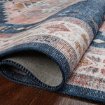 Loloi Heidi Denim / Blush Rug 1-RUGS-patterned Loloi