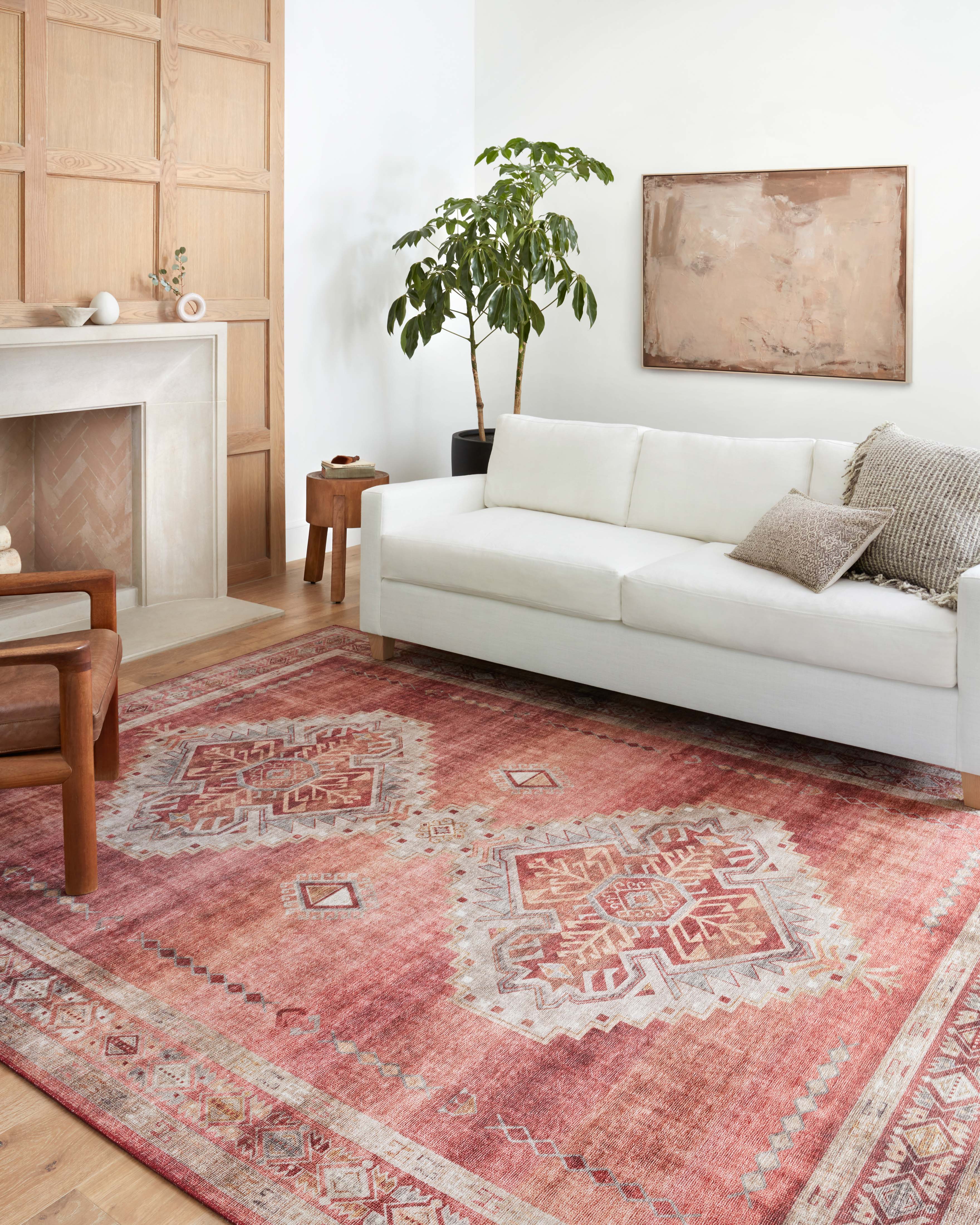 Loloi Heidi Sunset / Natural Rug RUGS - synthetic Loloi