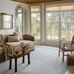 Magnolia Home by Joanna Gaines x Loloi Henley Ivory / Blue Rug RUGS - wool Loloi 18" x 18" sample