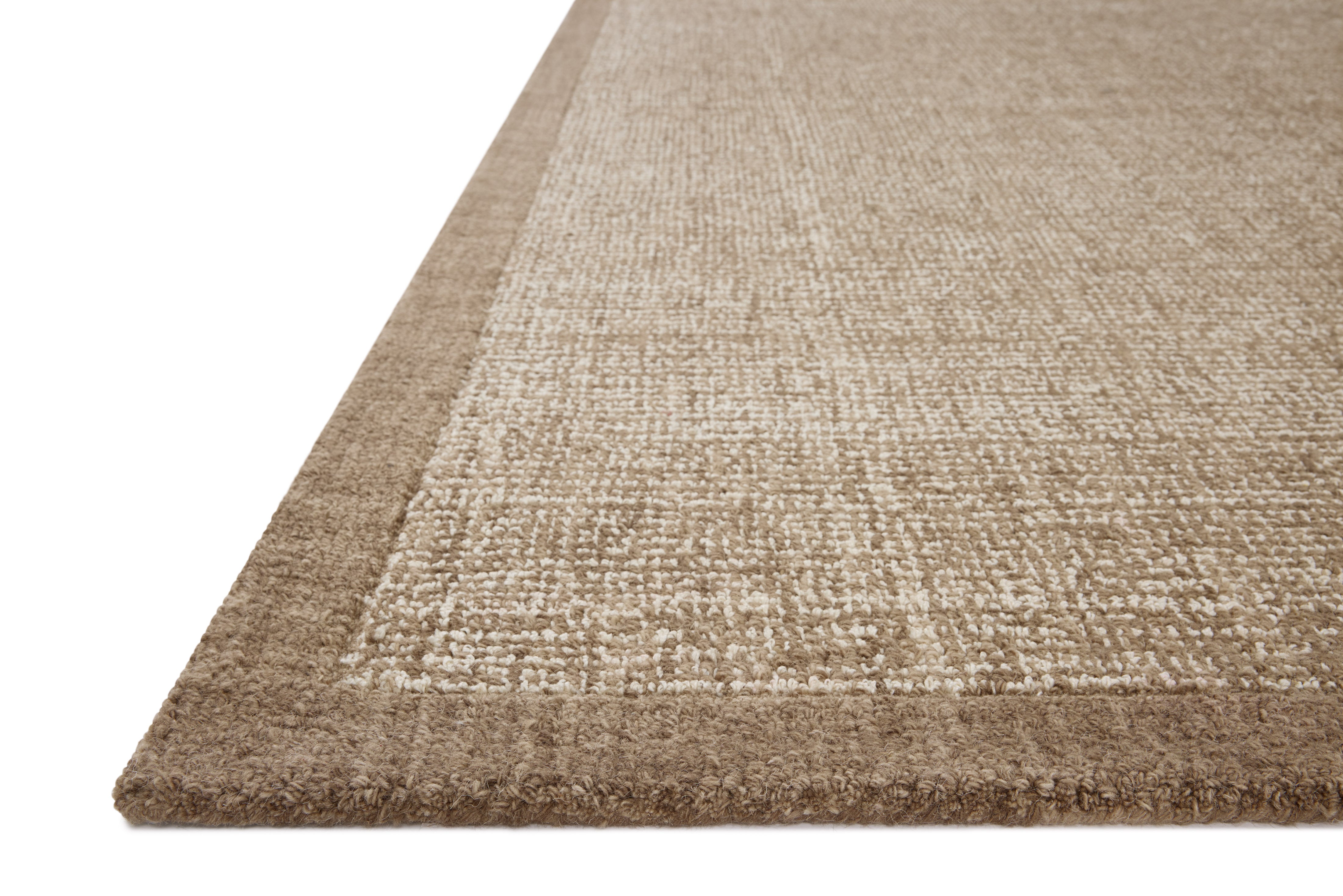 Joanna Gaines x Loloi Henley Ivory / Brown Rug RUGS - wool Loloi