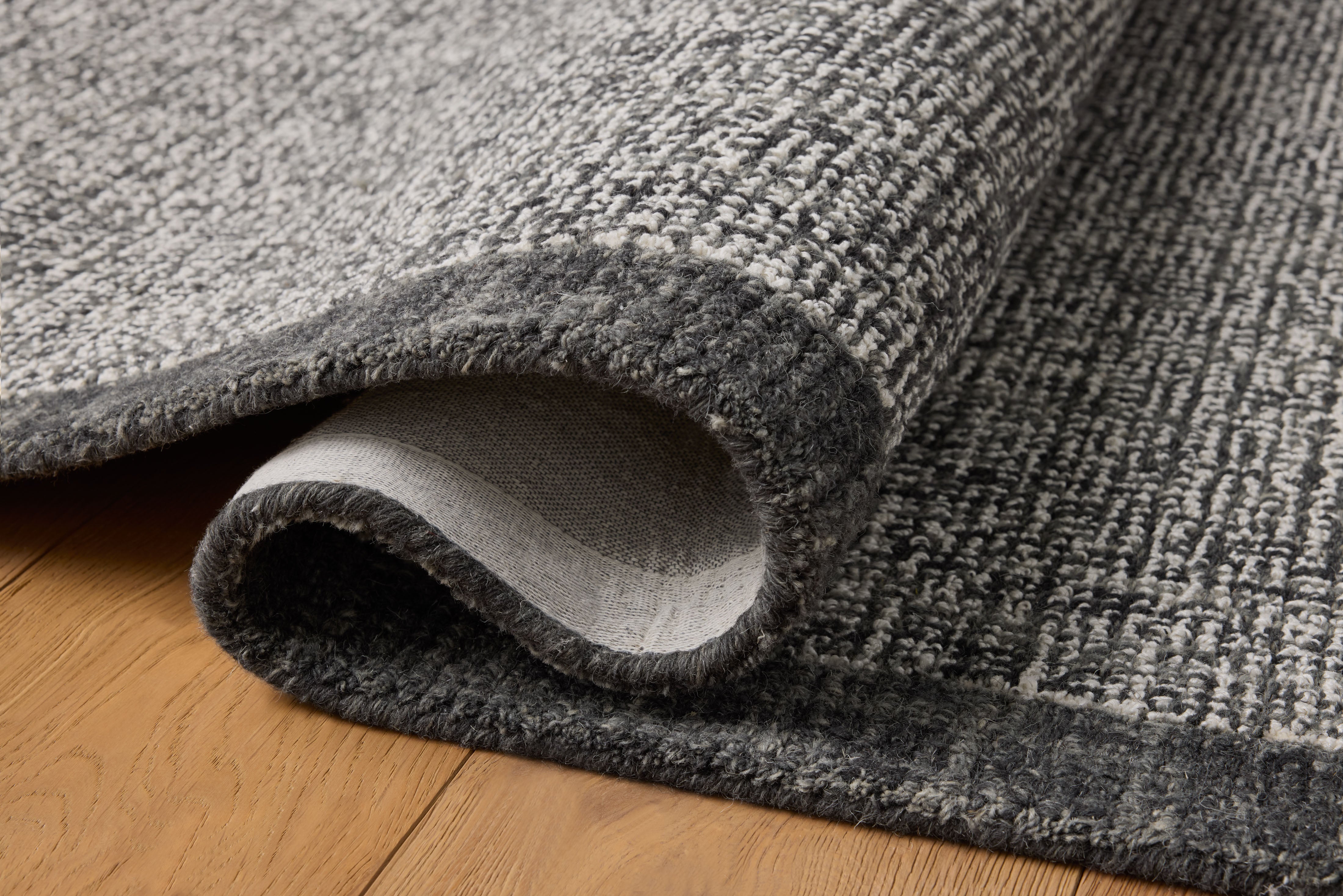 IN STORE - Loloi Henley Ivory / Charcoal Rug IN STORE - rugs Loloi 18" x 18" sample