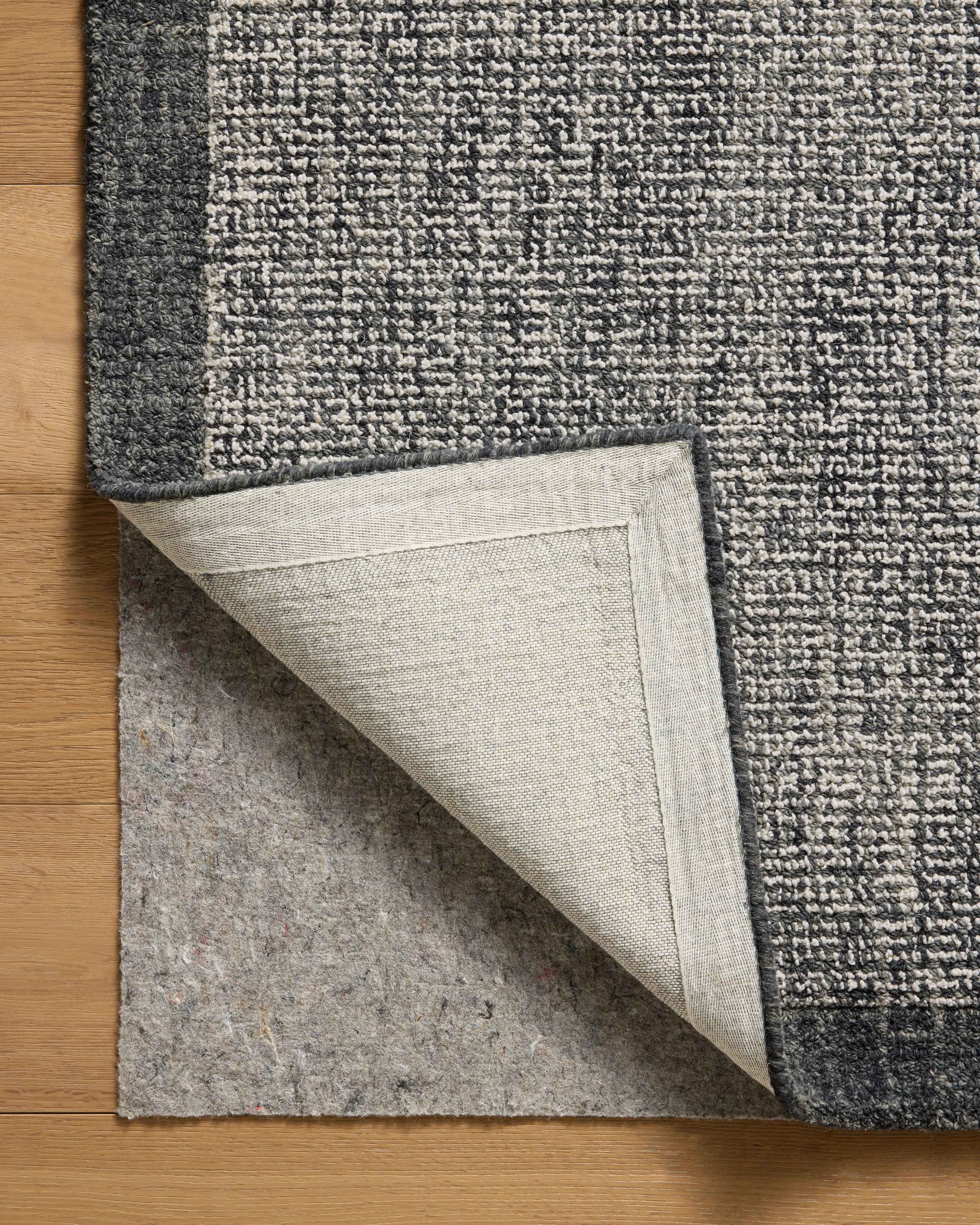 IN STORE - Loloi Henley Ivory / Charcoal Rug IN STORE - rugs Loloi 18" x 18" sample