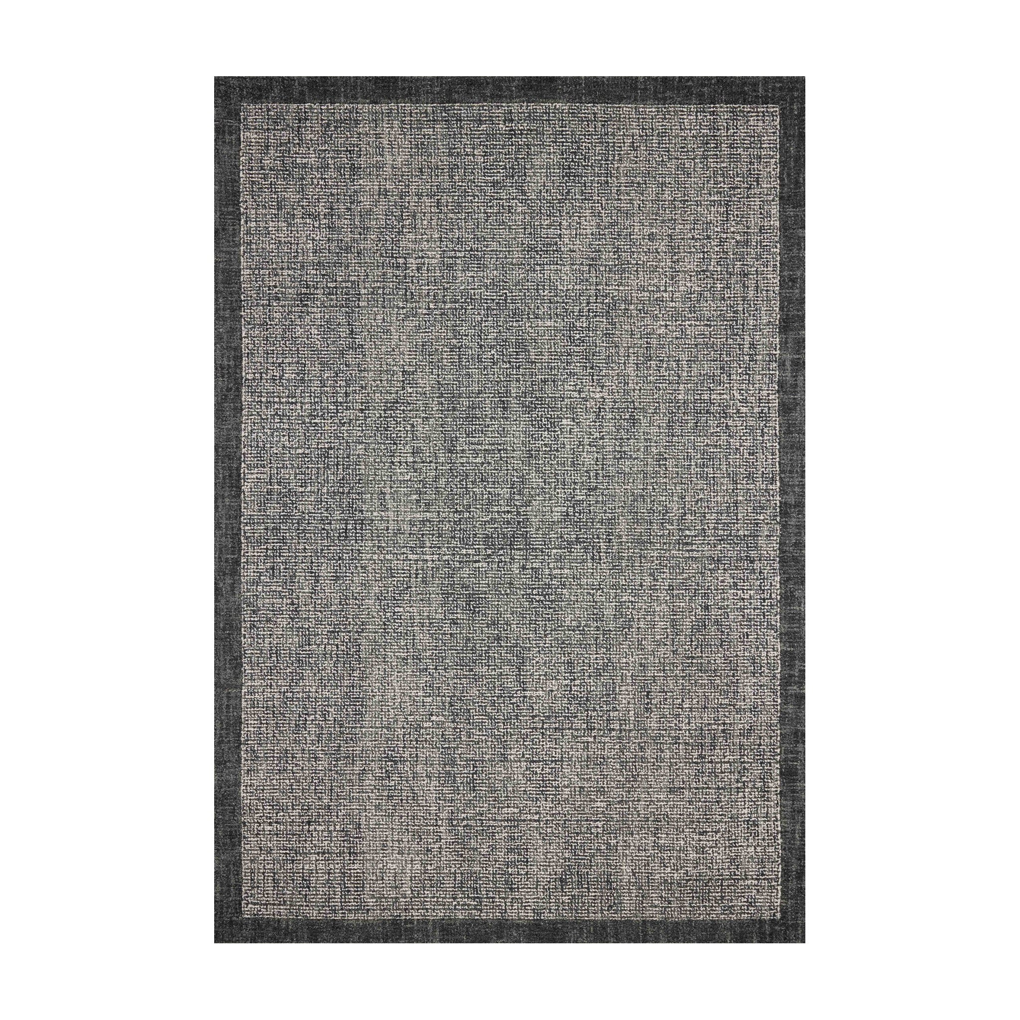 Joanna Gaines x Loloi Henley Ivory / Charcoal Rug RUGS - wool Loloi 18" x 18"