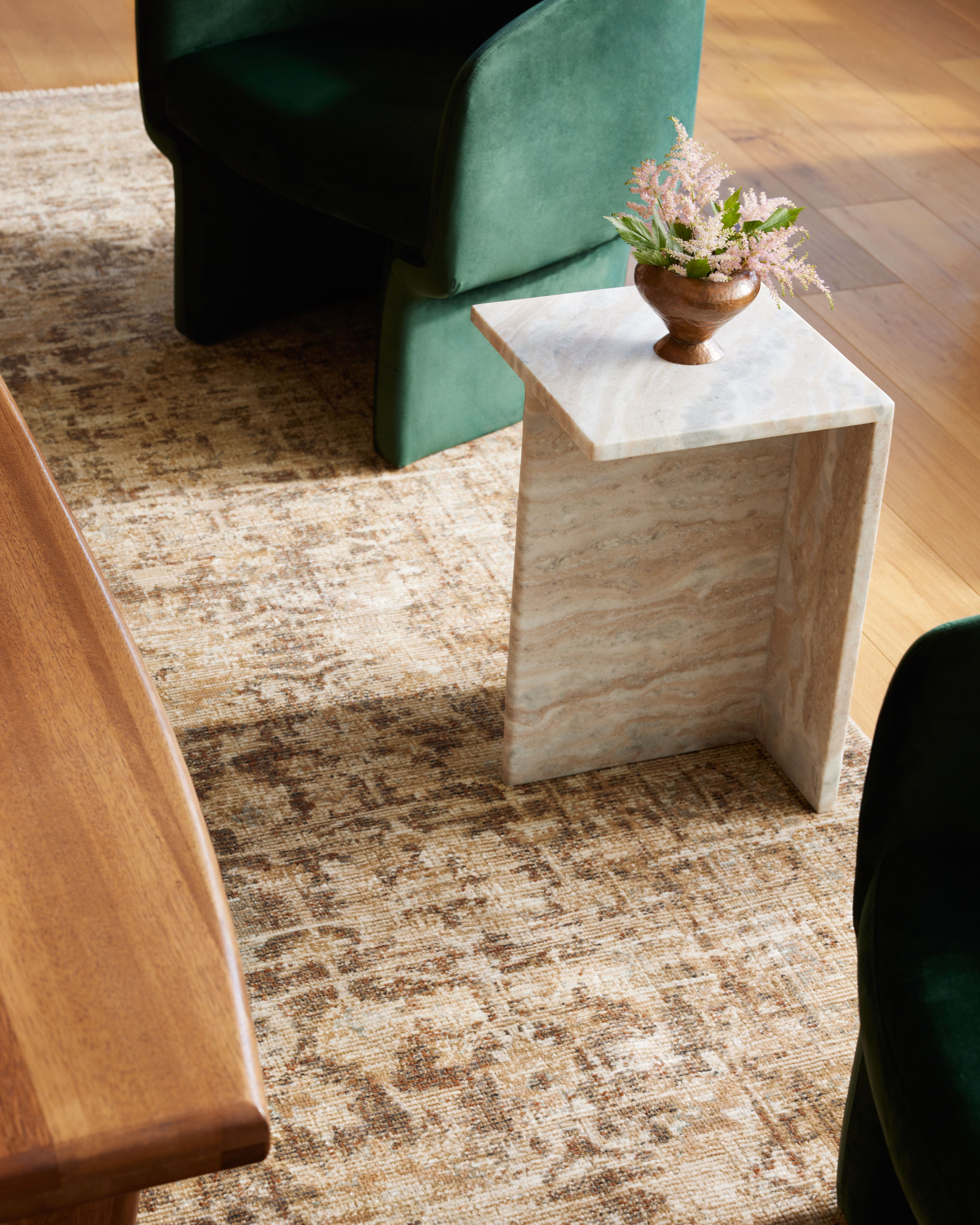 Loloi Heritage Bark / Multi Square Rug RUGS - wool Loloi