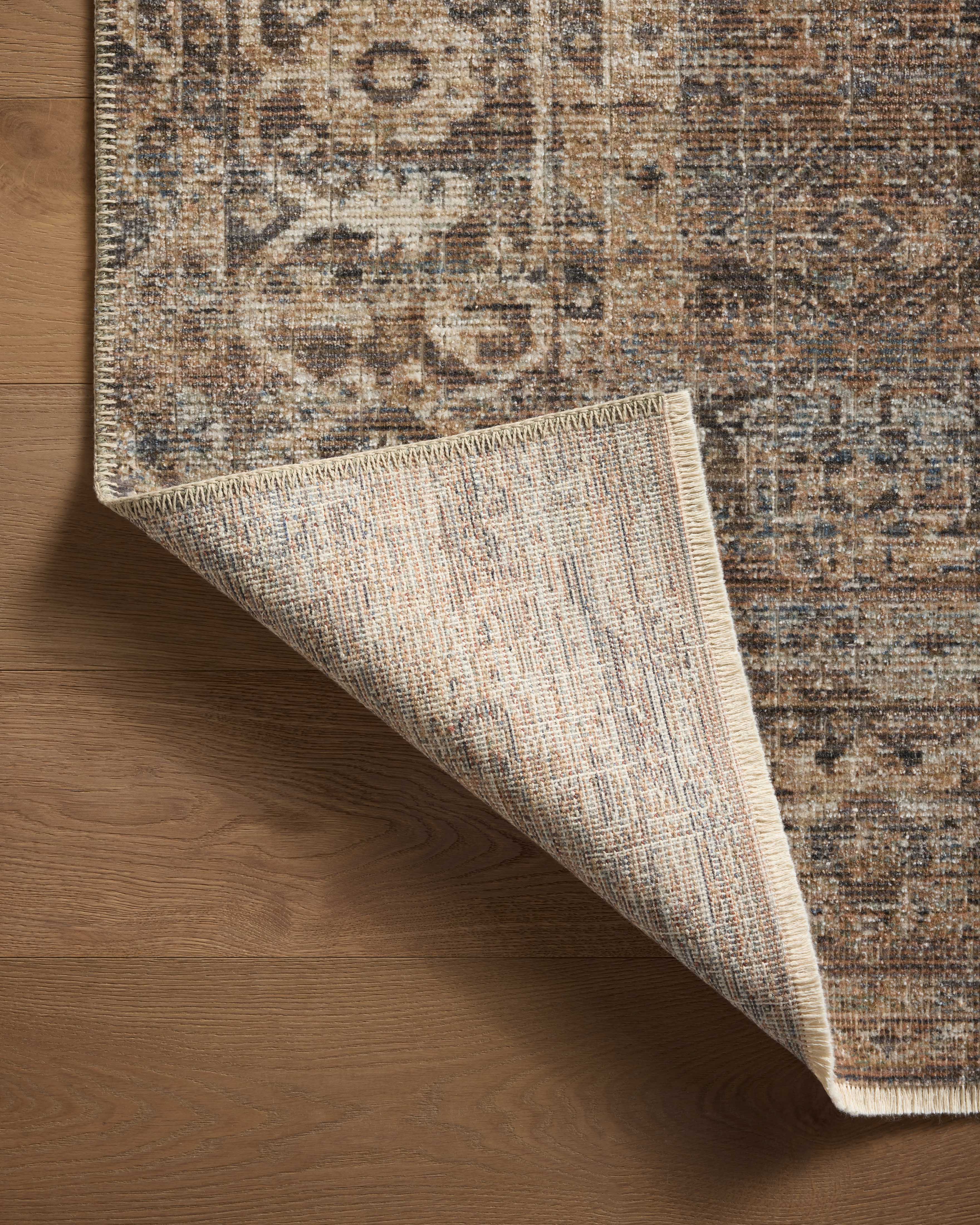 Loloi Heritage Mocha / Denim Square Rug RUGS - wool Loloi