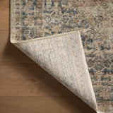 Loloi Heritage Sage / Navy Square Rug RUGS - wool Loloi