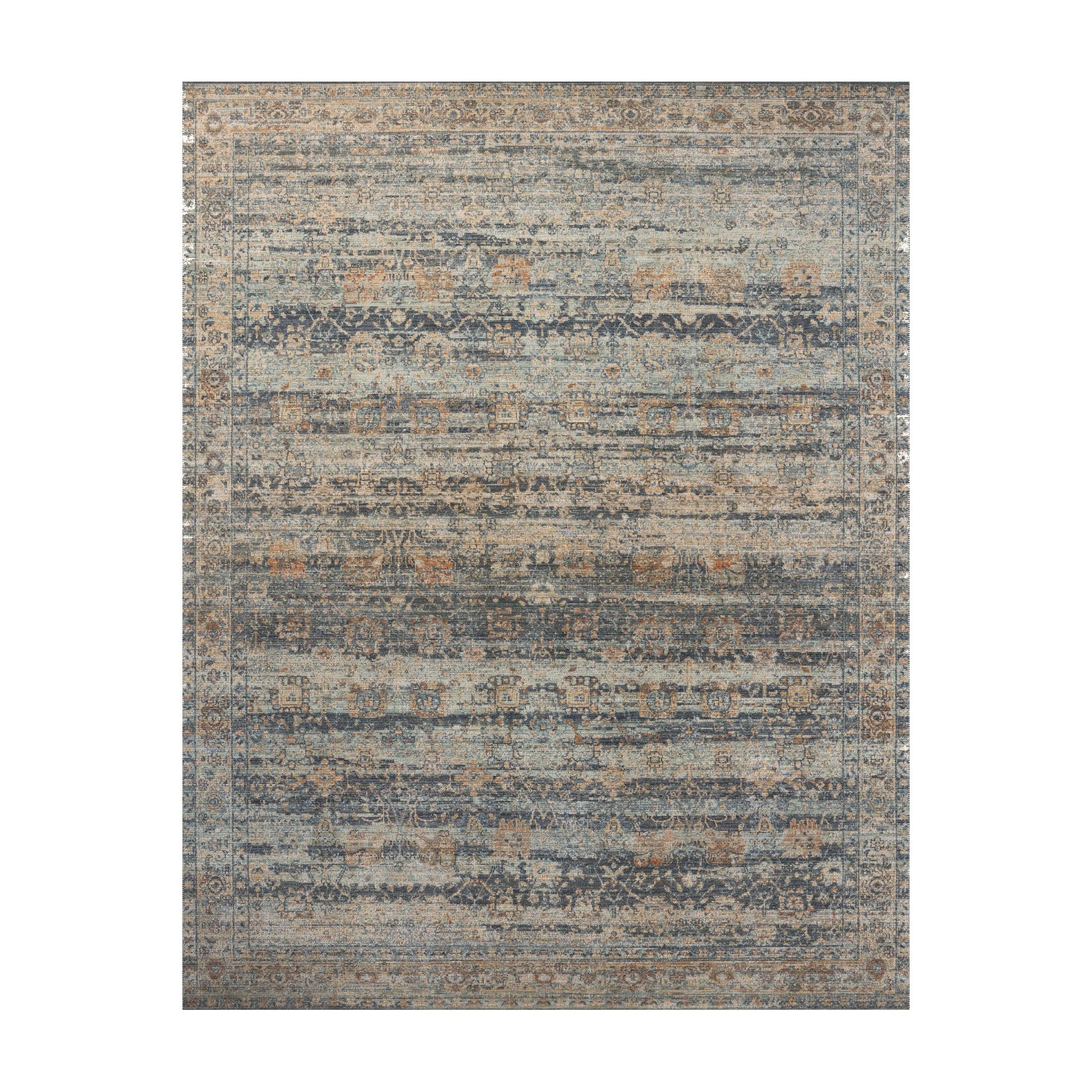 Loloi Heritage Sky / Sunset Square Rug RUGS - wool Loloi 10'0" x 10'0" Square