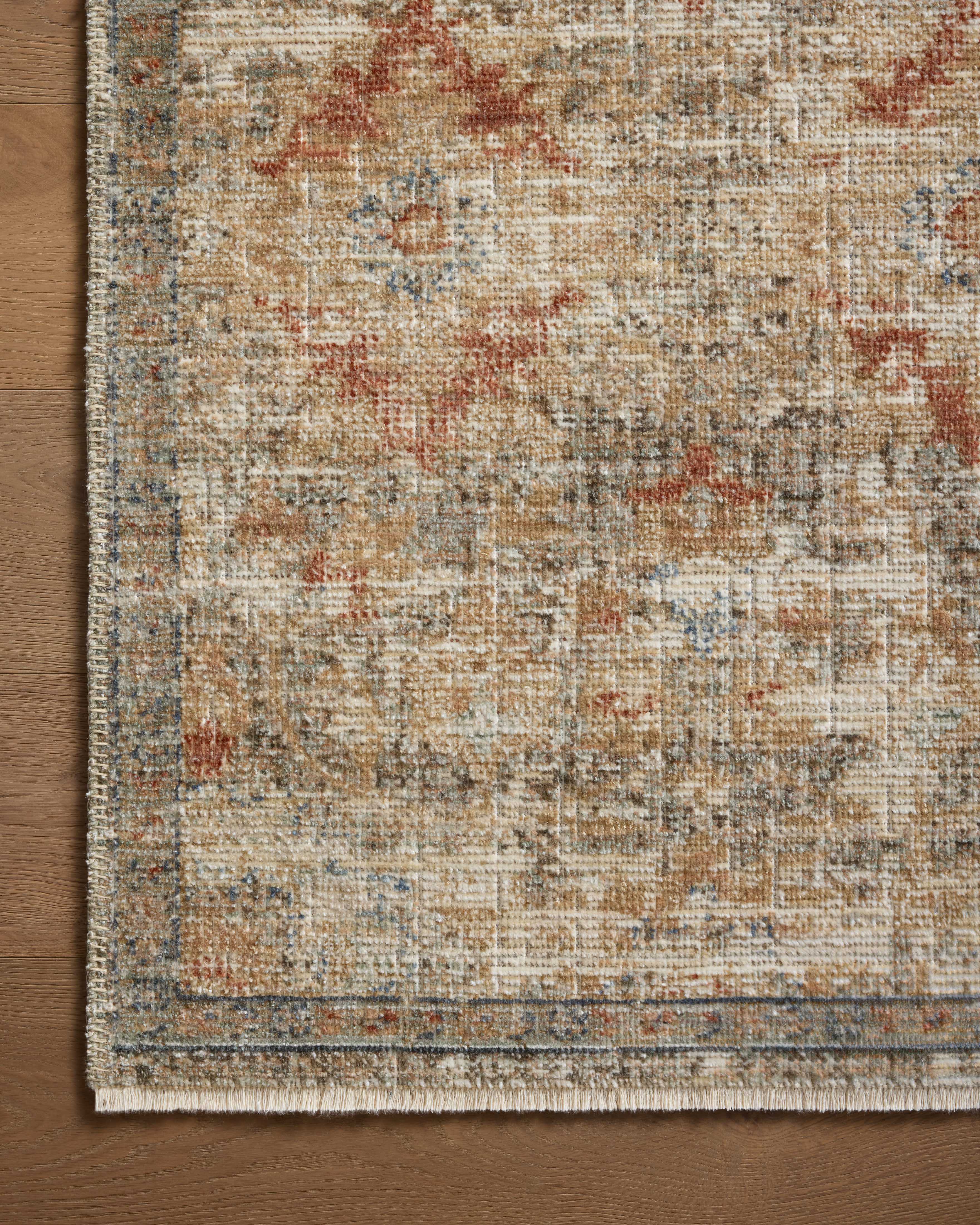 Loloi Heritage Grey / Sunset Square Rug RUGS - wool Loloi