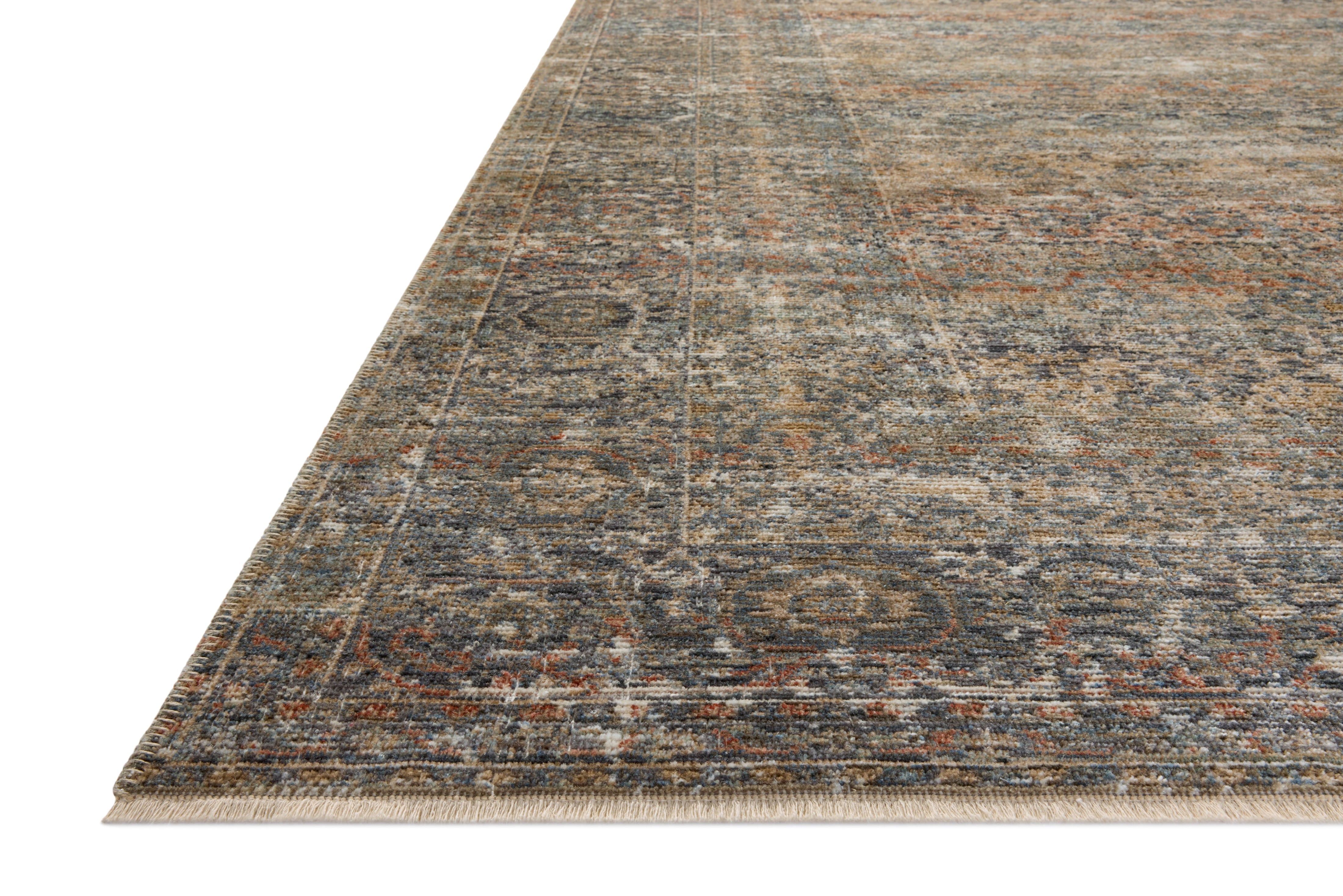 Loloi Heritage Midnight / Multi Runner Rug RUGS - wool Loloi