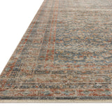 Loloi Heritage Blue / Rust Square Rug RUGS - wool Loloi