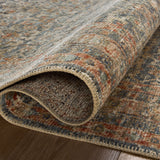 Loloi Heritage Blue / Rust Runner Rug RUGS - wool Loloi