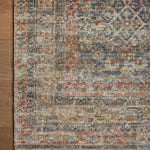 Loloi Heritage Blue / Rust Runner Rug RUGS - wool Loloi
