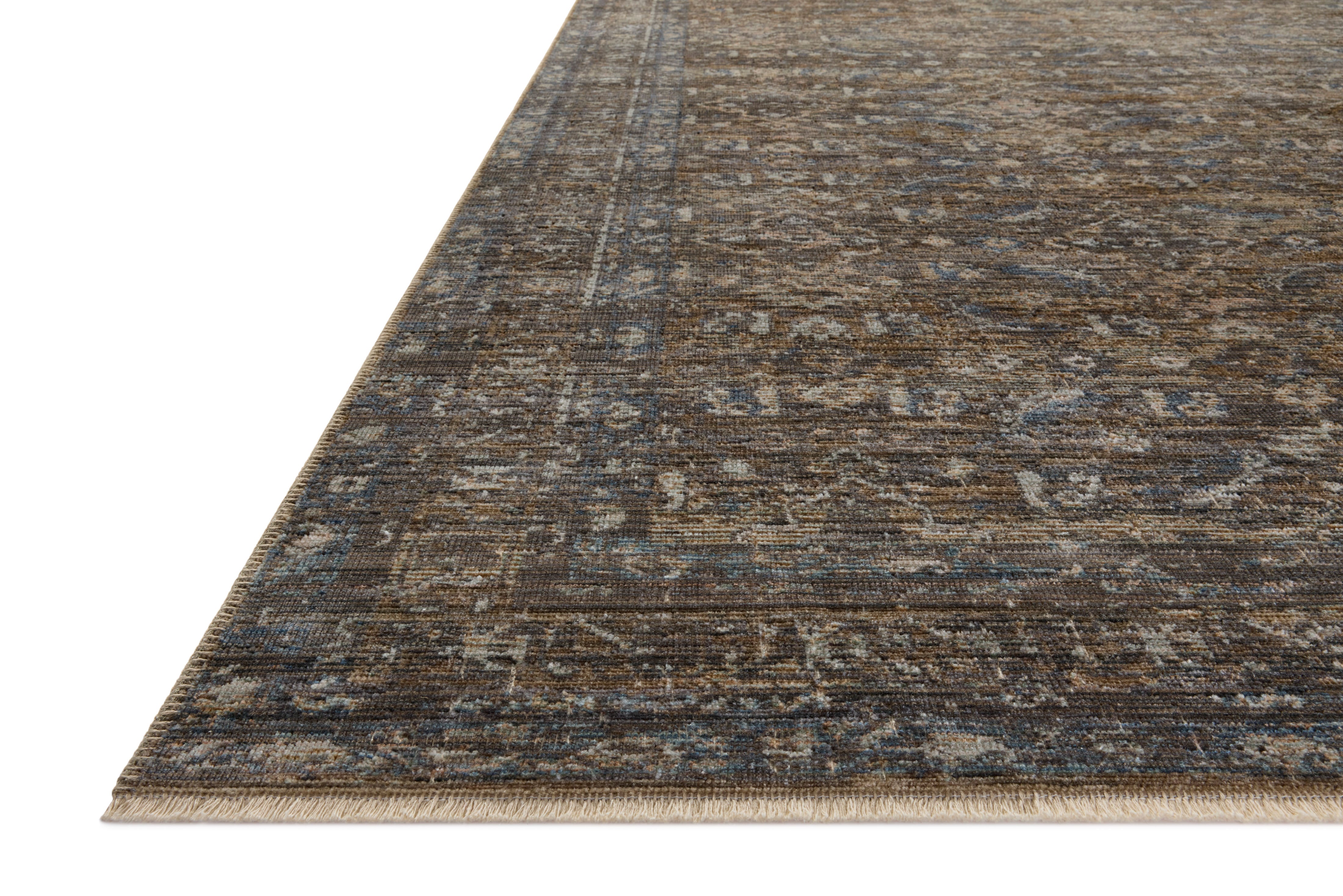Loloi Heritage Lagoon / Tobacco Runner Rug RUGS - wool Loloi