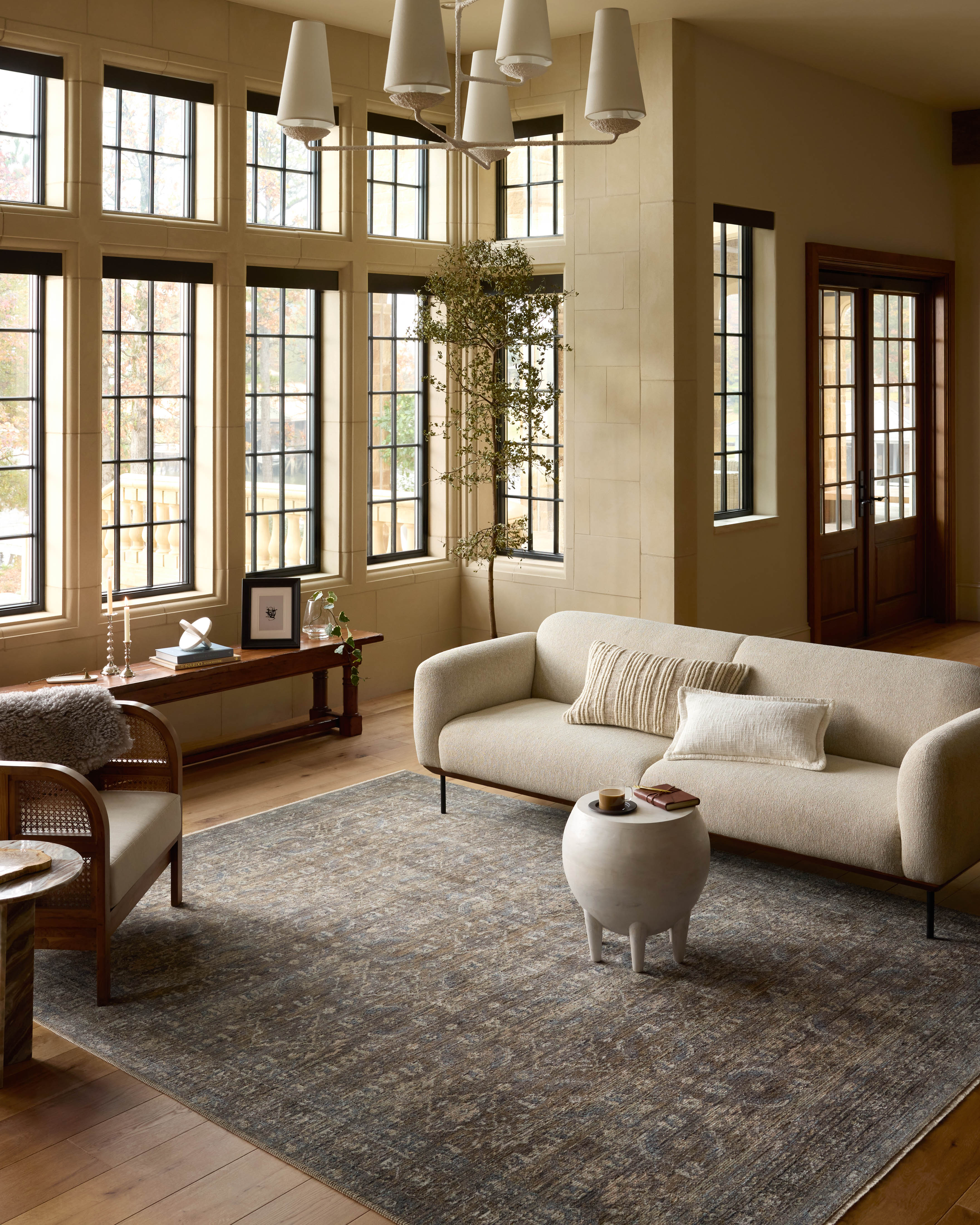 Loloi Heritage Lagoon / Tobacco Runner Rug RUGS - wool Loloi