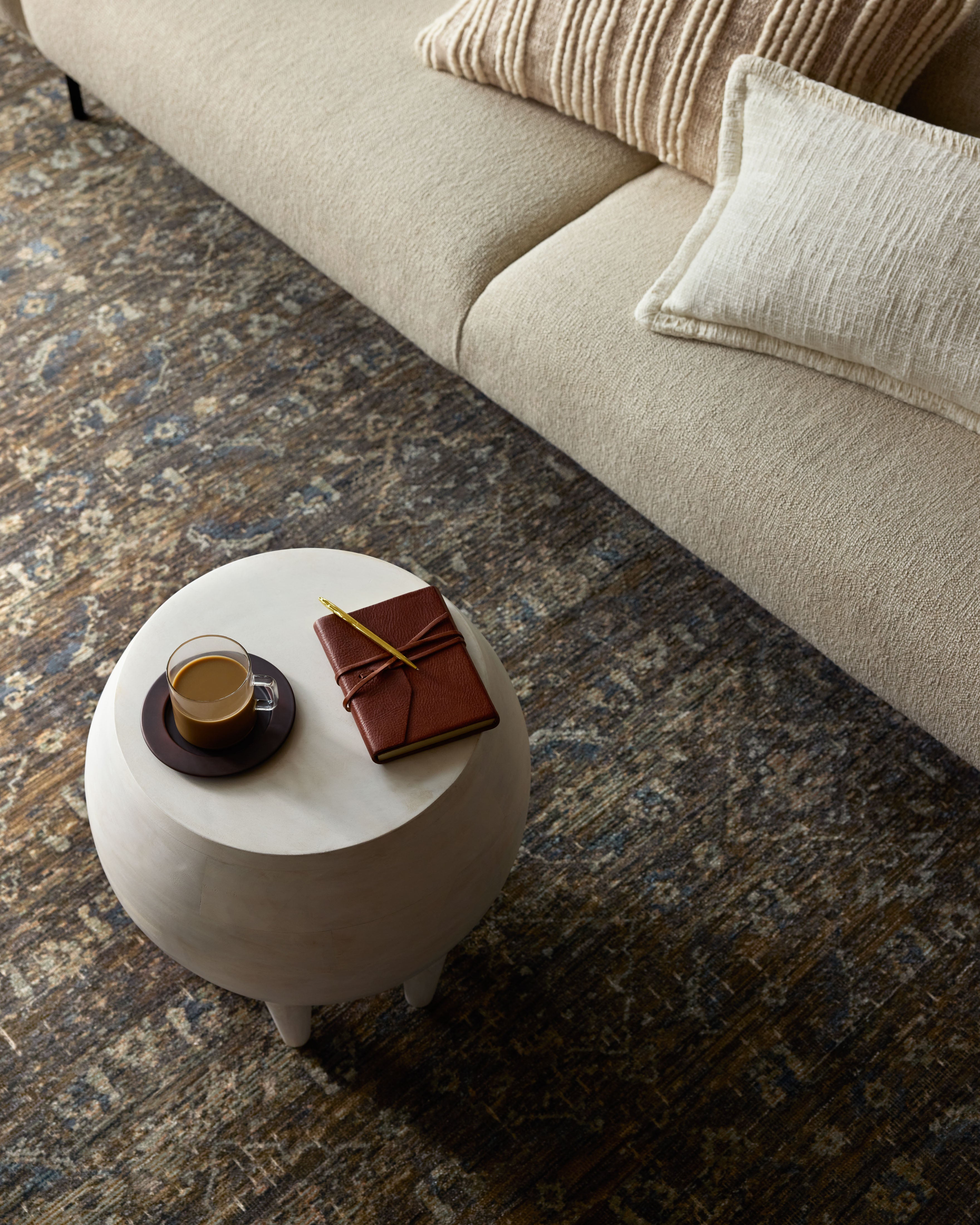 Loloi Heritage Lagoon / Tobacco Square Rug RUGS - wool Loloi