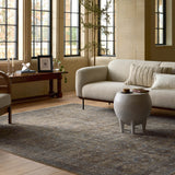 Loloi Heritage Lagoon / Tobacco Square Rug RUGS - wool Loloi