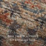 Loloi Heritage Blue / Rust Runner Rug RUGS - wool Loloi