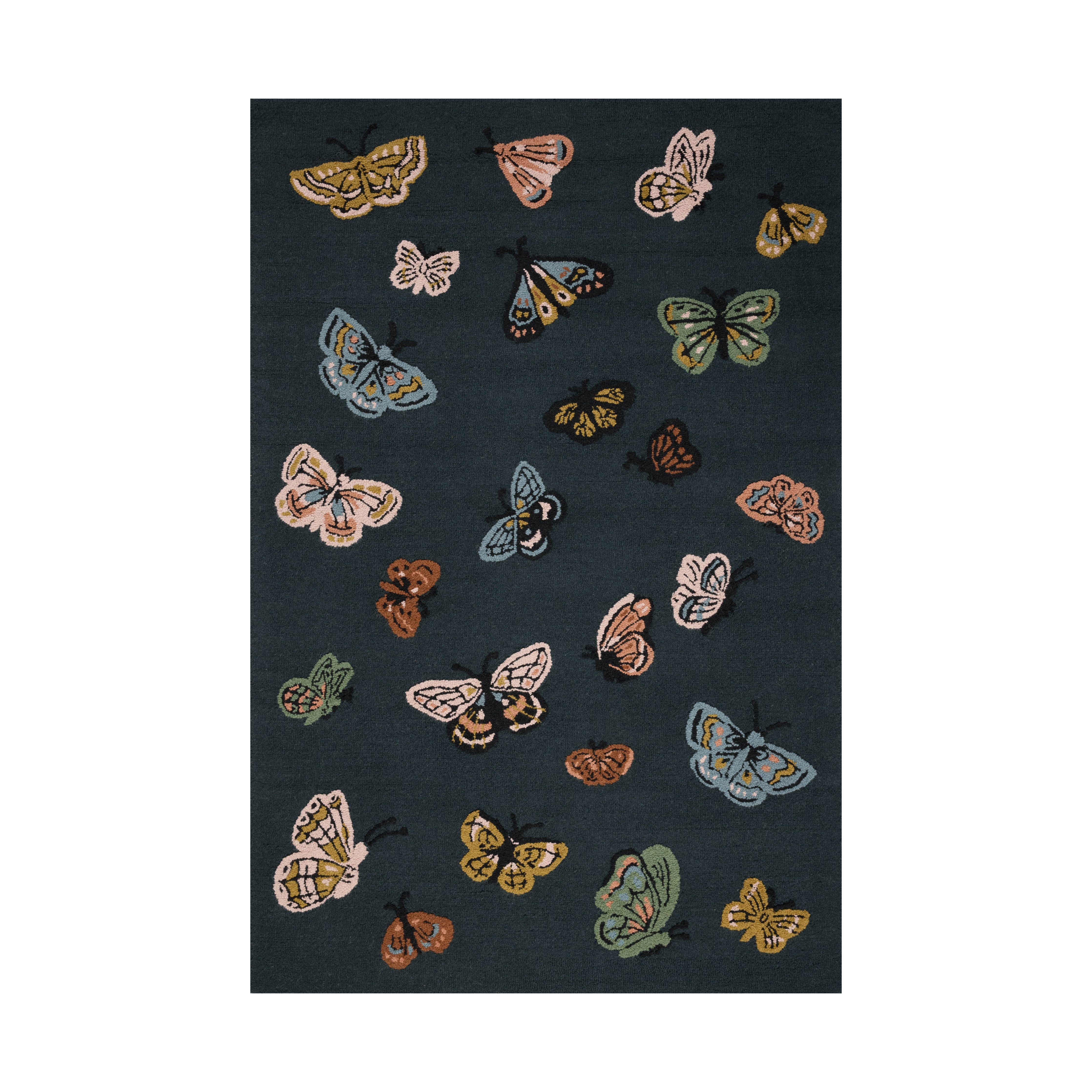 Rifle Paper Co. x Loloi Highgrove Teal Rug RUGS - wool Loloi 18" x 18" sample