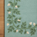 Rifle Paper Co. x Loloi Highgrove Blue Rug RUGS - wool Loloi 18" x 18" sample