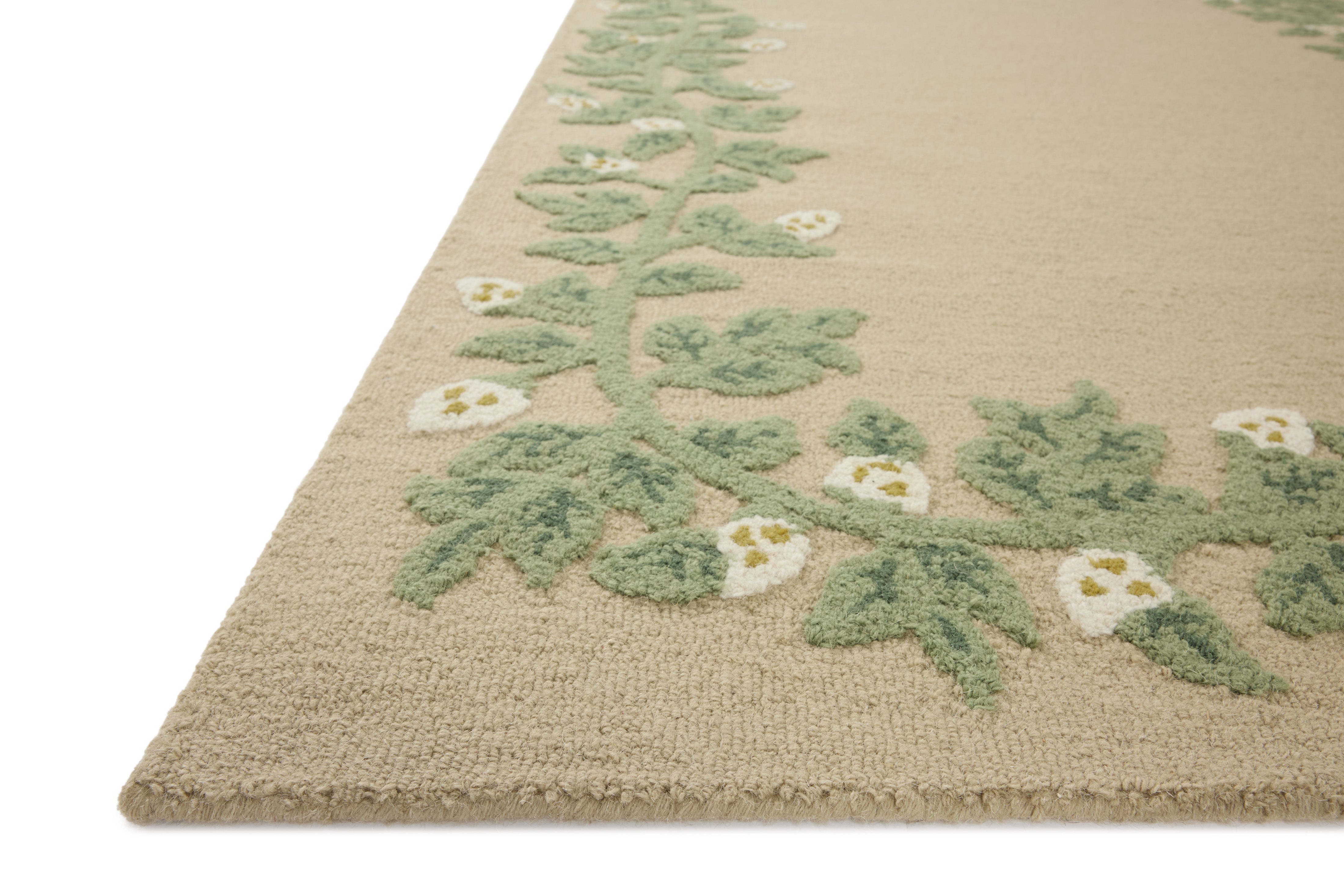 Rifle Paper Co. x Loloi Highgrove Cream Rug No.2 RUGS - wool Loloi