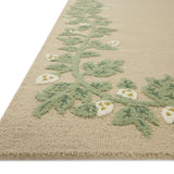 Rifle Paper Co. x Loloi Highgrove Cream Rug No.1 RUGS - wool Loloi 18" x 18" sample