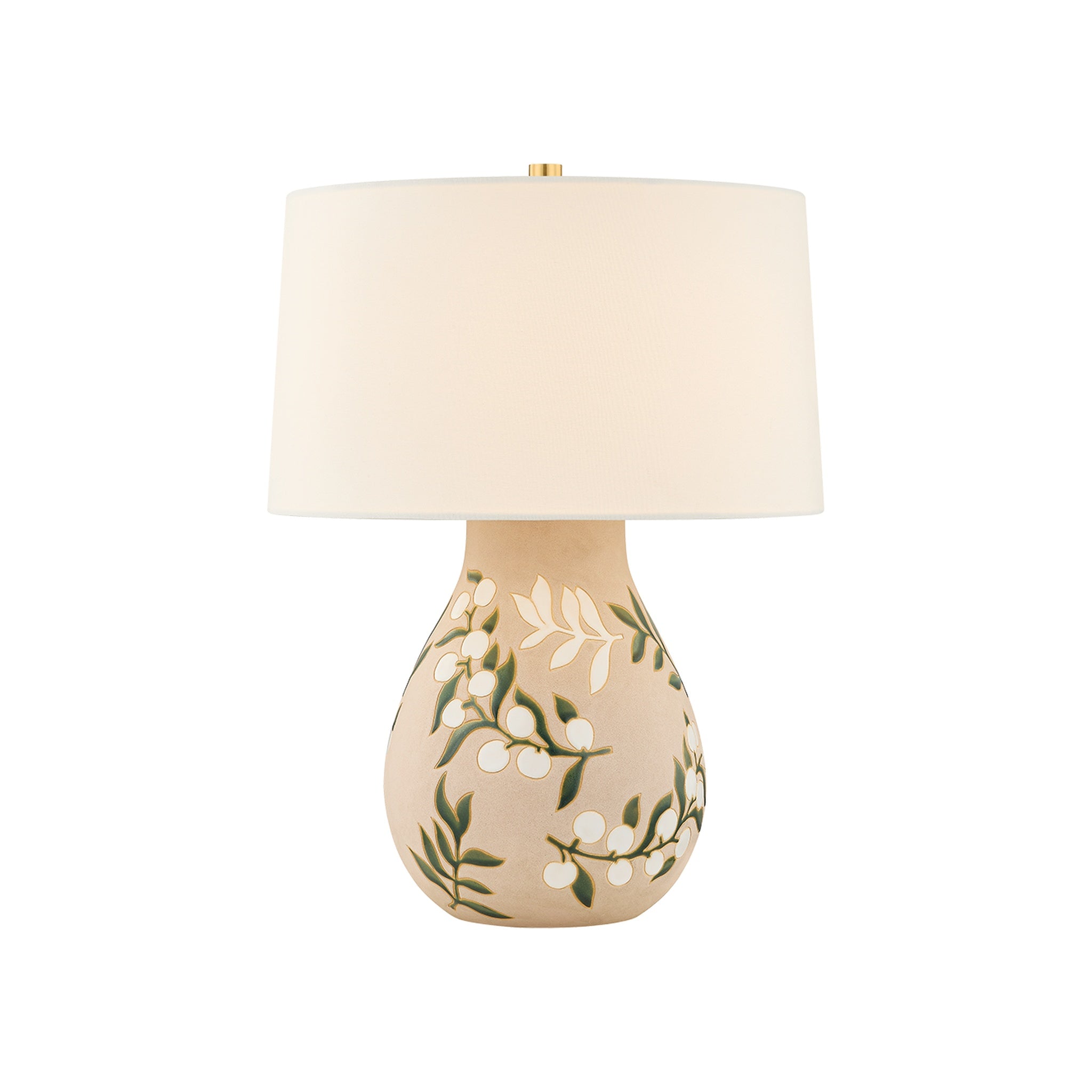 Maeve Table Lamp, Aged Brass