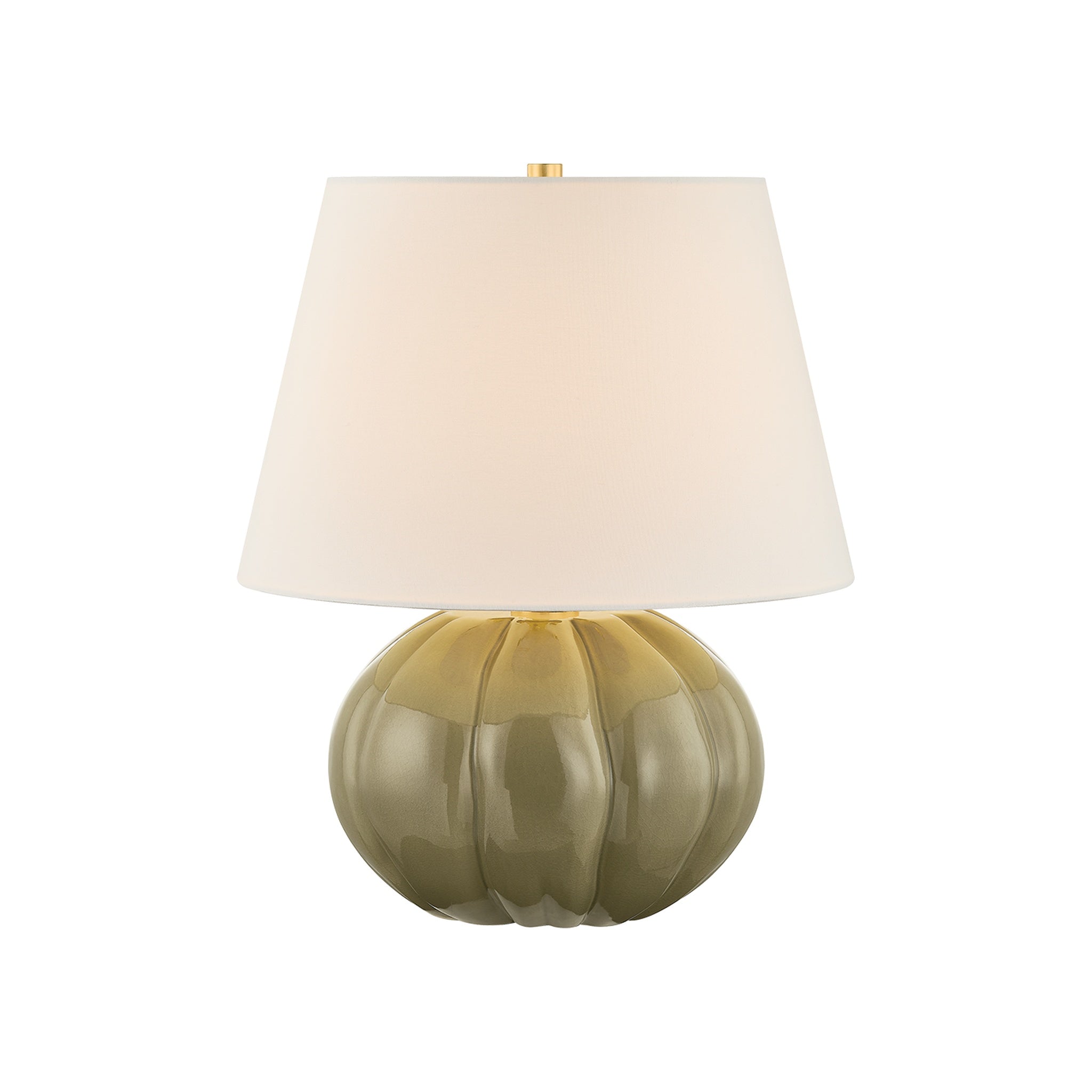 Beata Table Lamp, Aged Brass