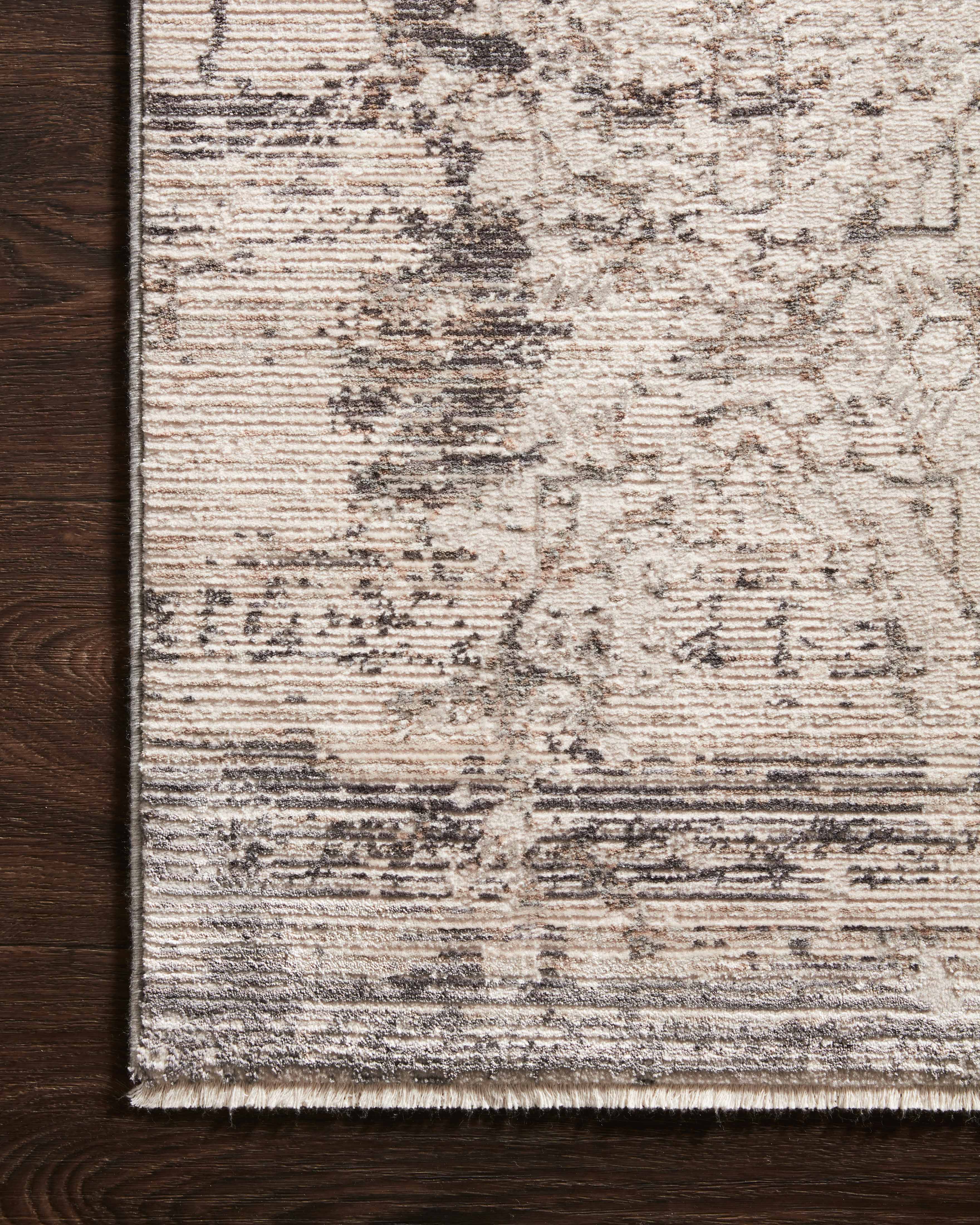 Loloi Homage Graphite / Beige Rug RUGS - synthetic Loloi