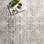 Loloi Homage Ivory / Grey Rug RUGS - synthetic Loloi