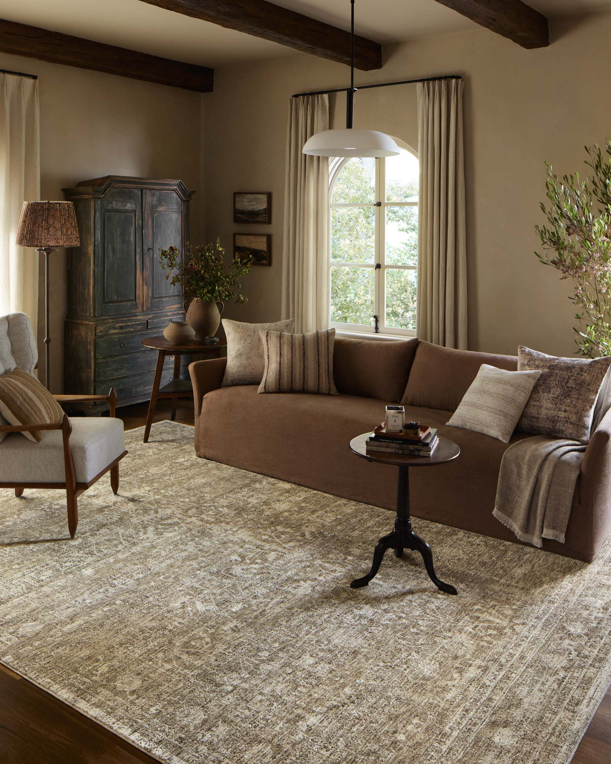 Amber Lewis x Loloi Honora Khaki / Beige Rug 0-patterned rugs Loloi