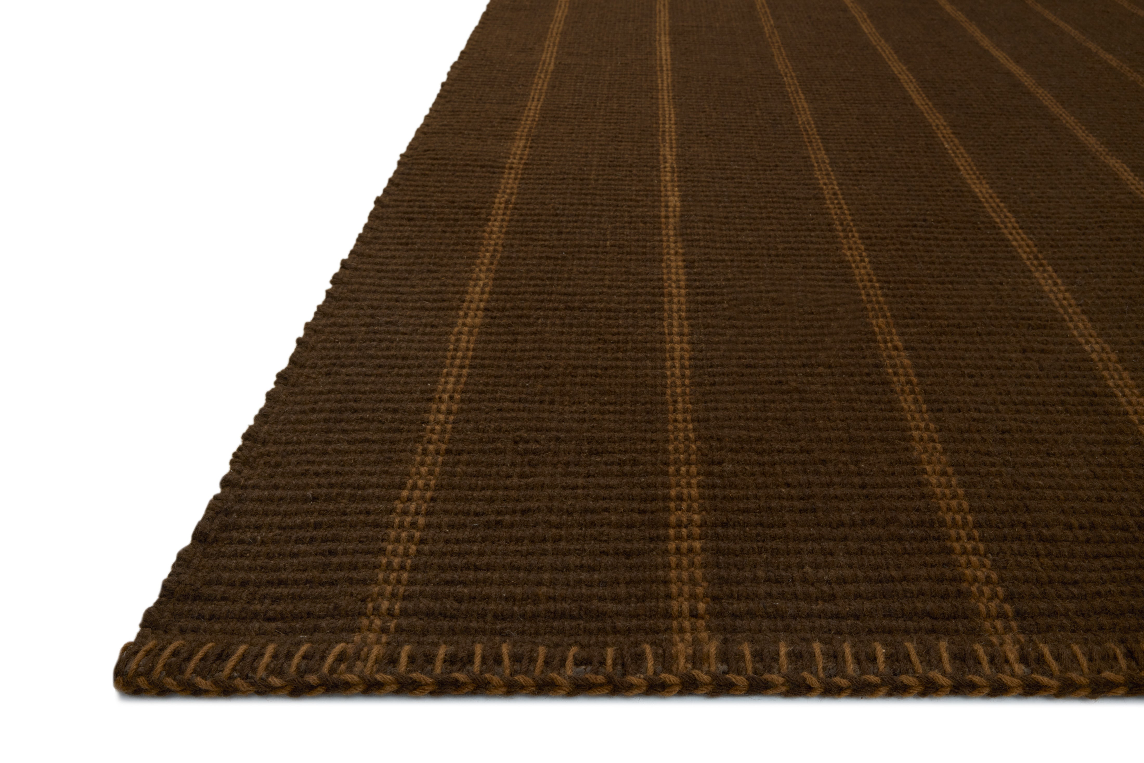 Amber Lewis x Loloi Harlan Espresso / Toffee Rug RUGS - wool Loloi