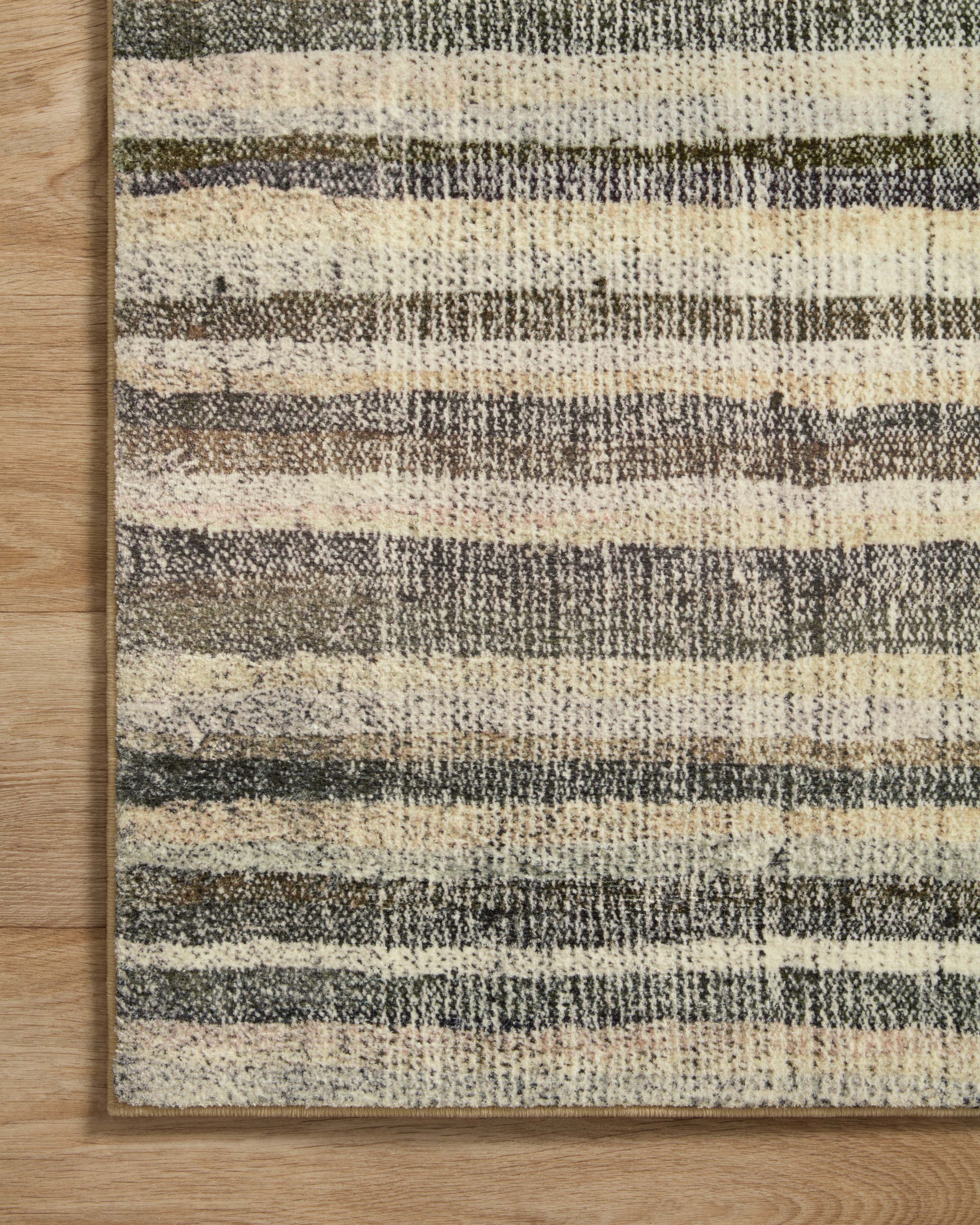 Chris Loves Julia x Loloi Humphrey Natural / Moss Rug 0-RUGS Loloi