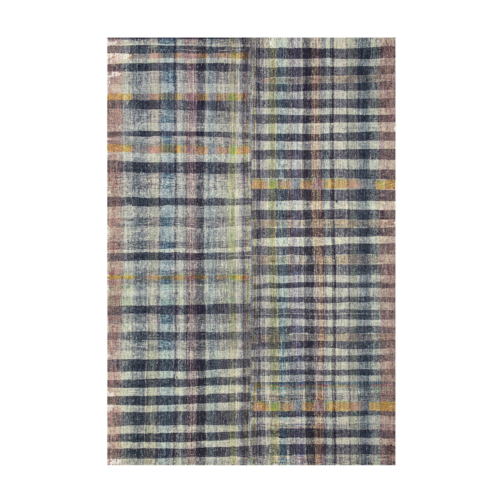 Chris Loves Julia x LoloiHumphrey Plum / Multi Rug RUGS - synthetic Loloi 18" x 18"