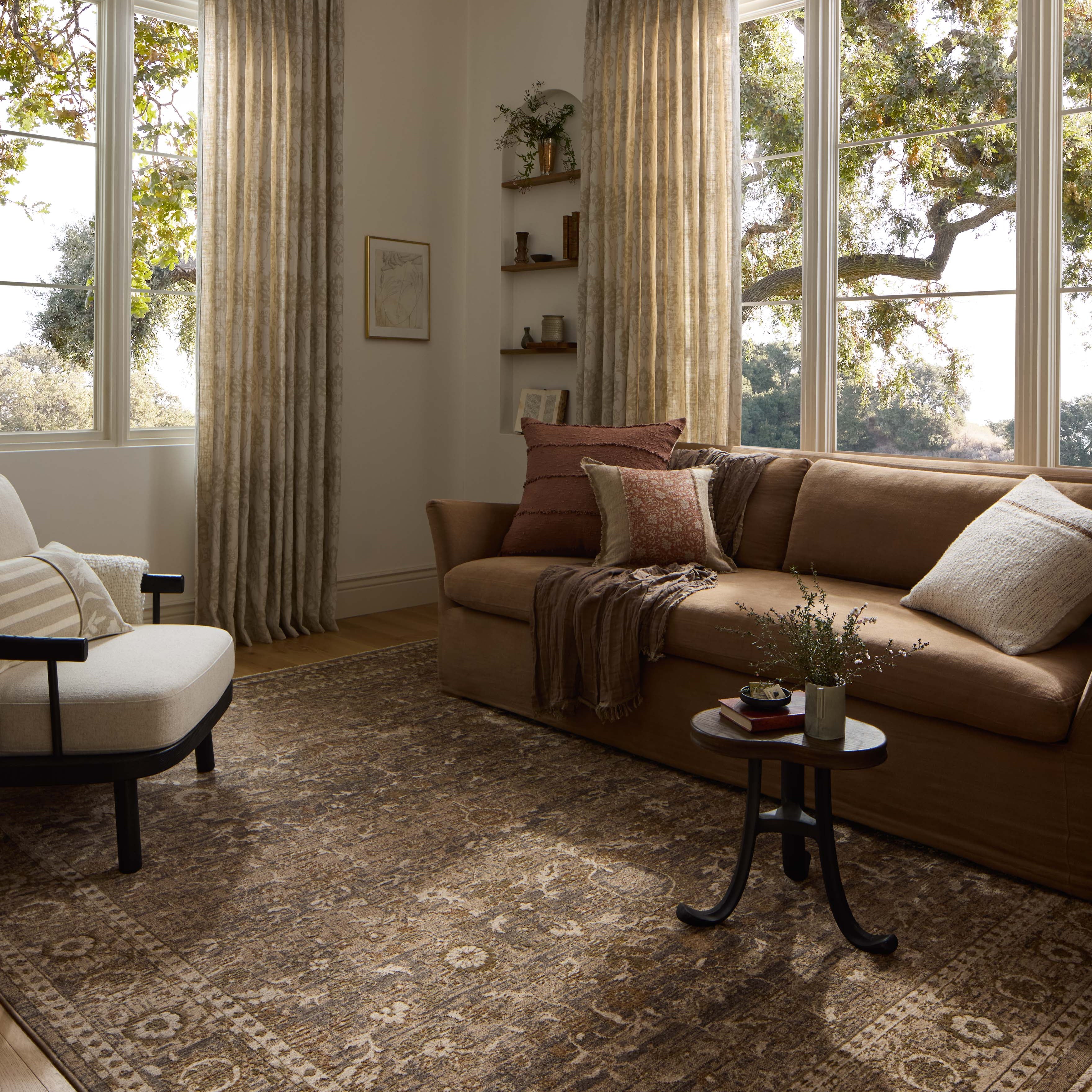 Loloi Haywood Pebble / Charcoal Rug RUGS - synthetic Loloi