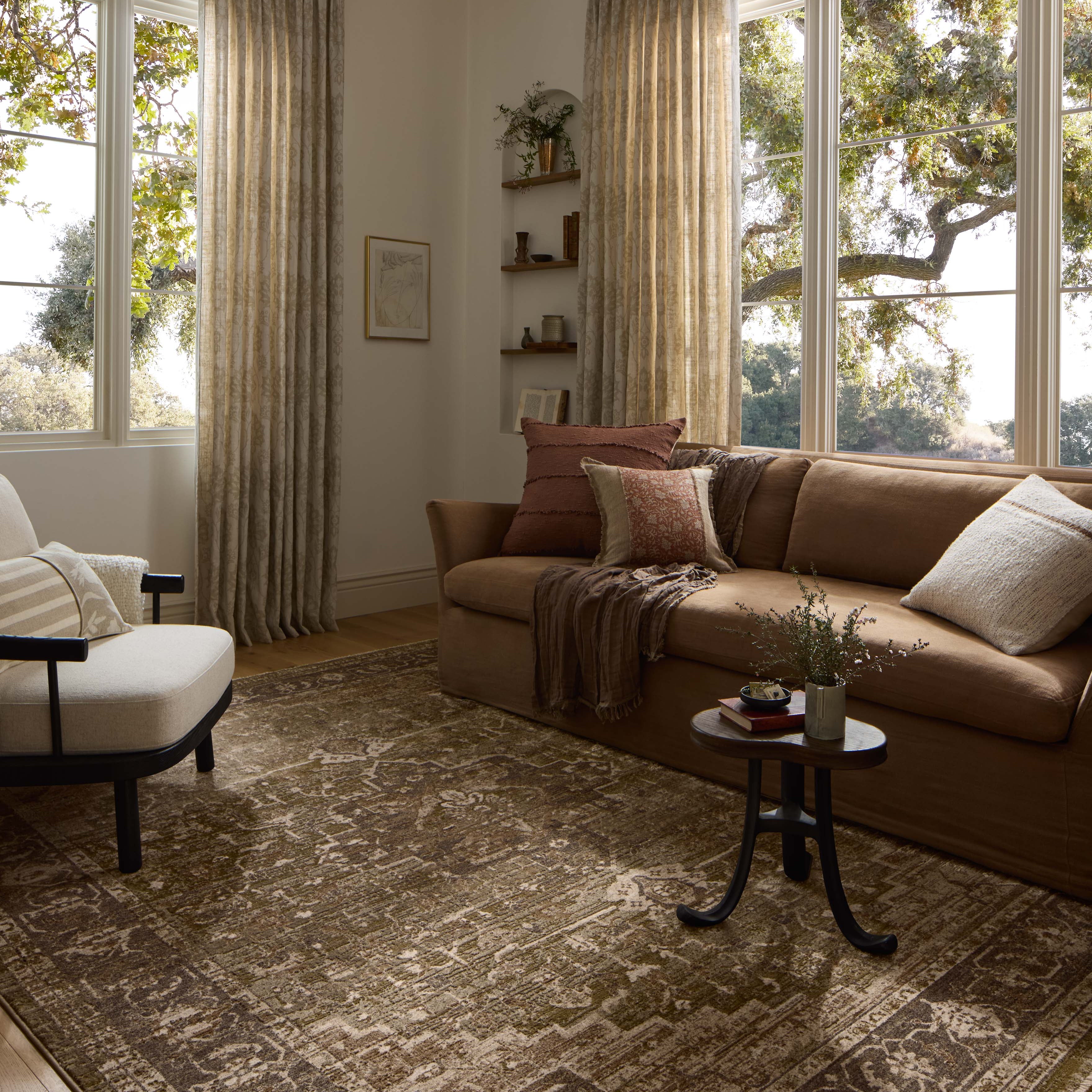 Loloi Haywood Moss / Charcoal Rug RUGS - synthetic Loloi