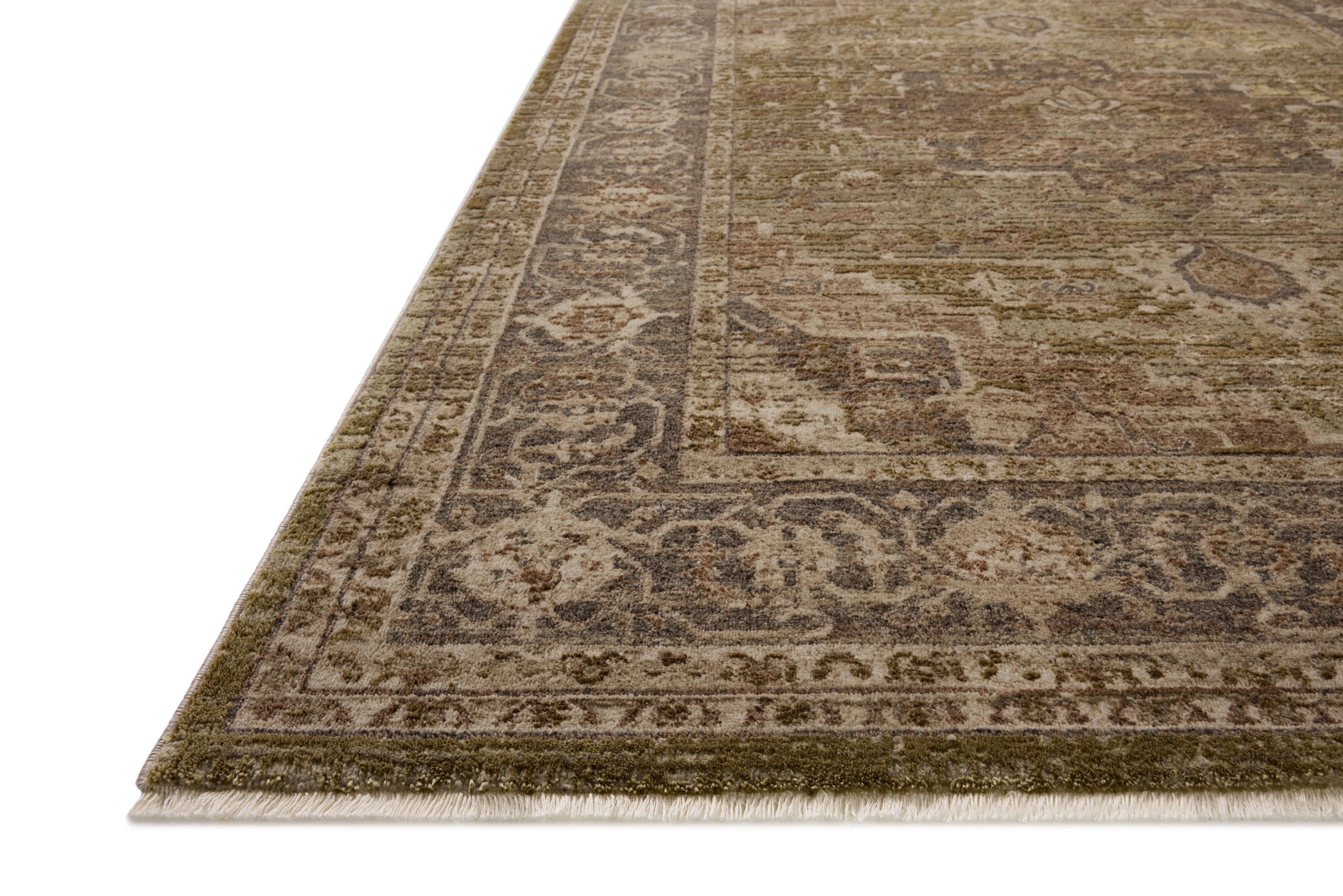 Loloi Haywood Moss / Charcoal Rug RUGS - synthetic Loloi 18" x 18"
